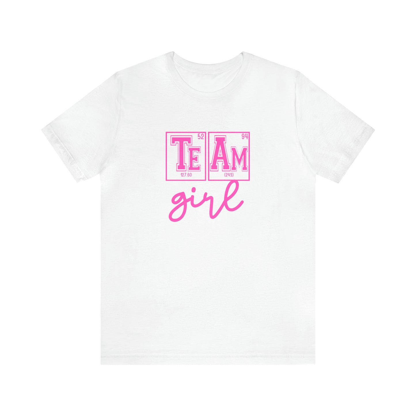 Gender Reveal "Team Girl" Science T-Shirt