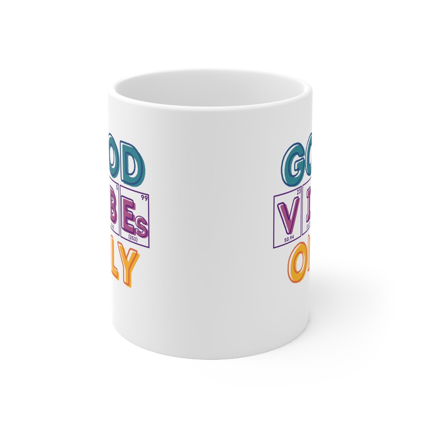 11 oz - Good Vibes Only Retro Science Mug