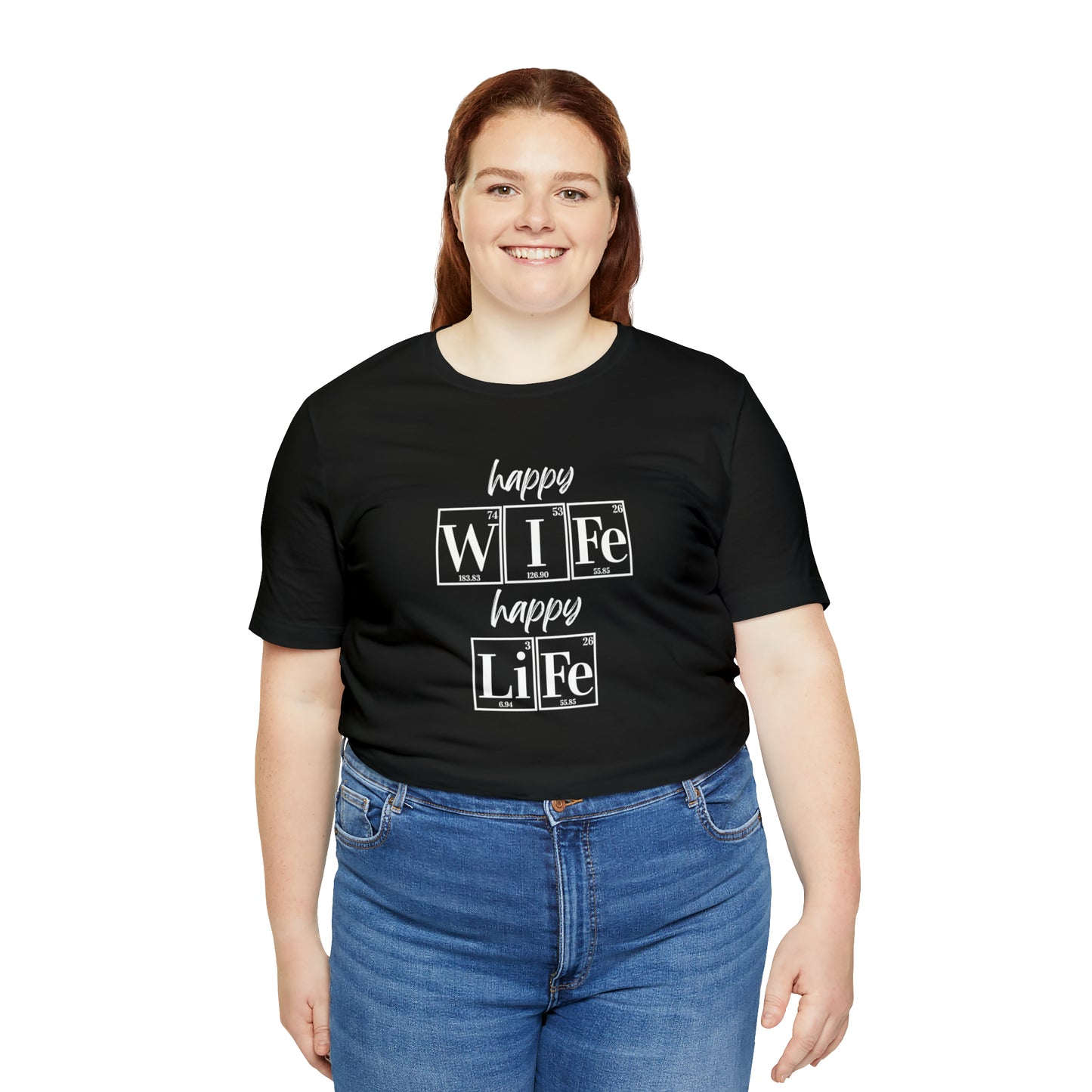 Happy Wife Happy Life Shirt, Marriage Shirt, Marriage shirt, Periodic Table Humor, Science-Themed Tee, Chemistry of Love