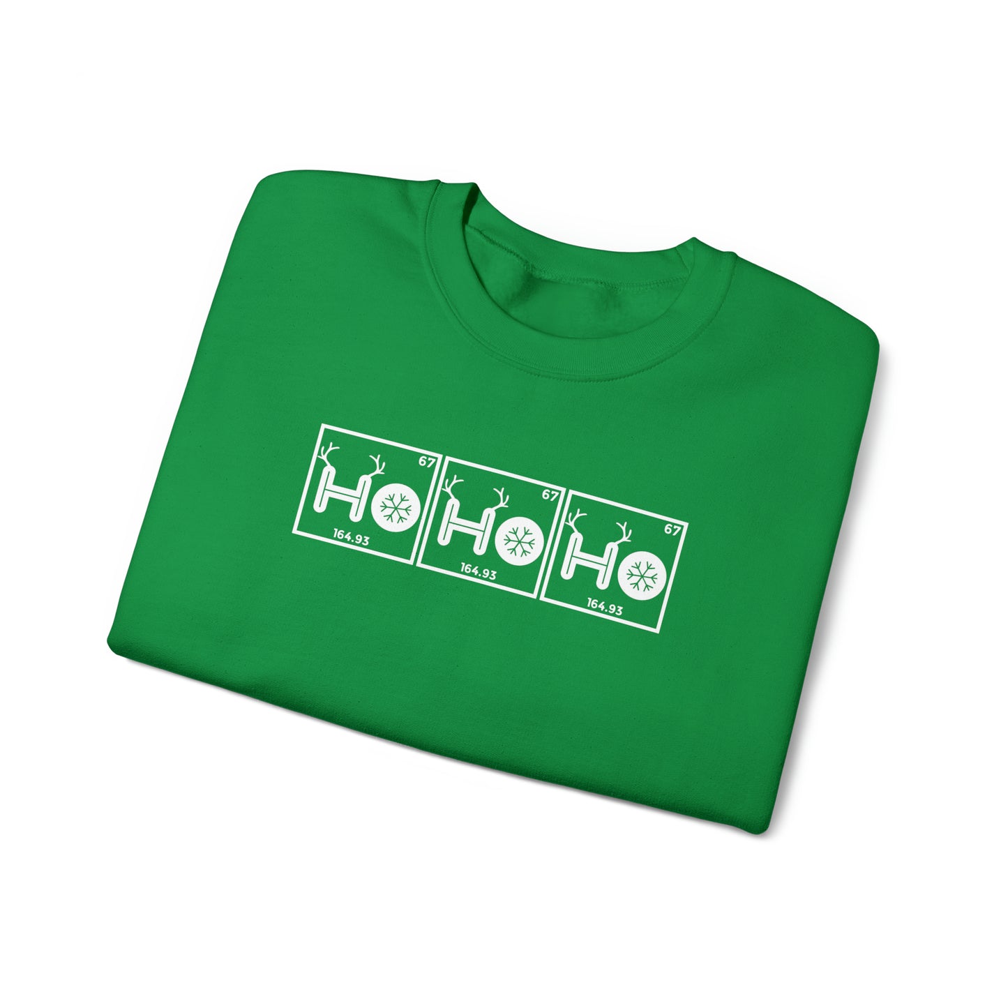 Ho Ho Ho Chemistry Crewneck Sweatshirt, Christmas Holiday Sweater, Periodic Table, Scientist Gift, Science Teacher Gift, Breaking Bad