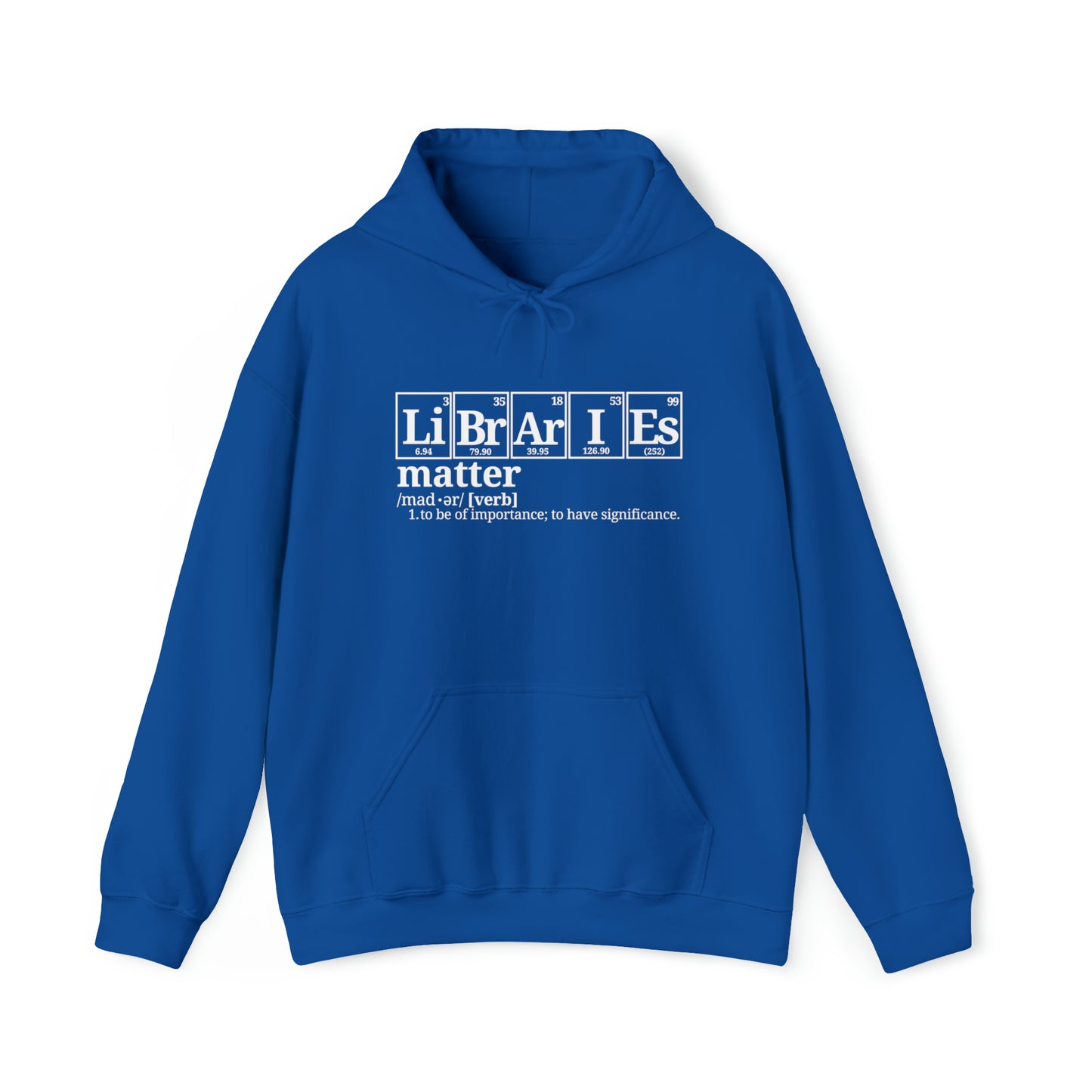 Libraries Matter Hooded Sweatshirt, Libraries Matter Hoodie, Librarian Hoodie, Librarian Sweatshirt