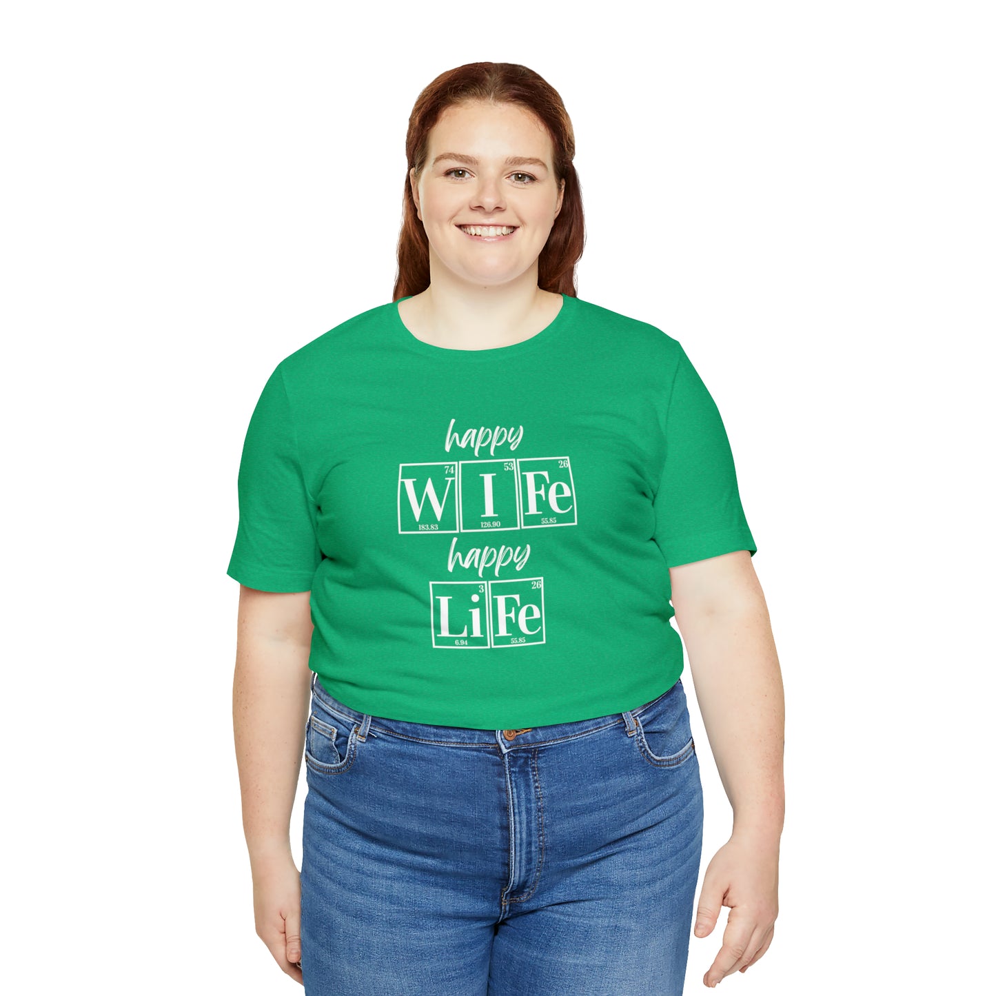 Happy Wife Happy Life Shirt, Marriage Shirt, Marriage shirt, Periodic Table Humor, Science-Themed Tee, Chemistry of Love