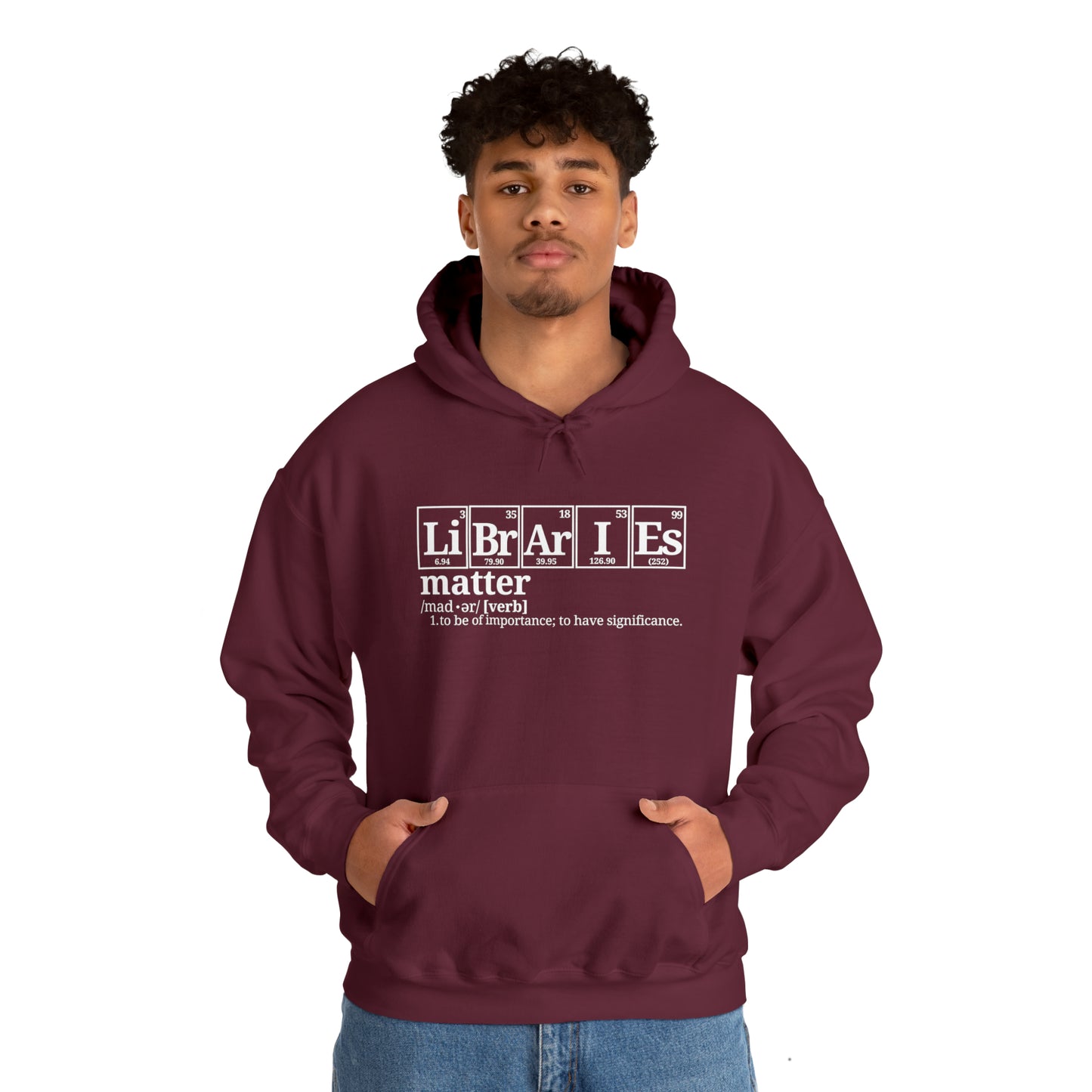 Libraries Matter Hooded Sweatshirt, Libraries Matter Hoodie, Librarian Hoodie, Librarian Sweatshirt