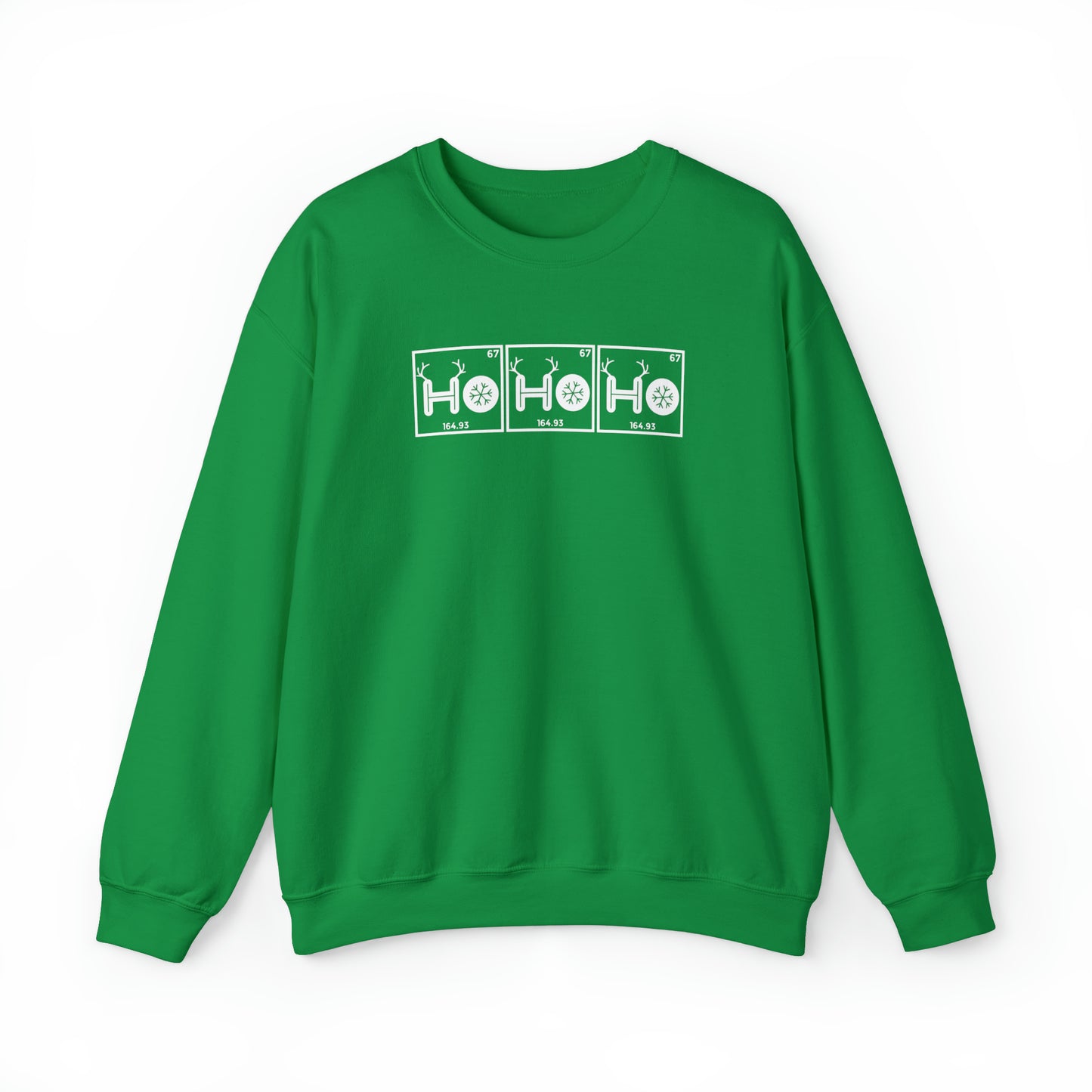 Ho Ho Ho Chemistry Crewneck Sweatshirt, Christmas Holiday Sweater, Periodic Table, Scientist Gift, Science Teacher Gift, Breaking Bad