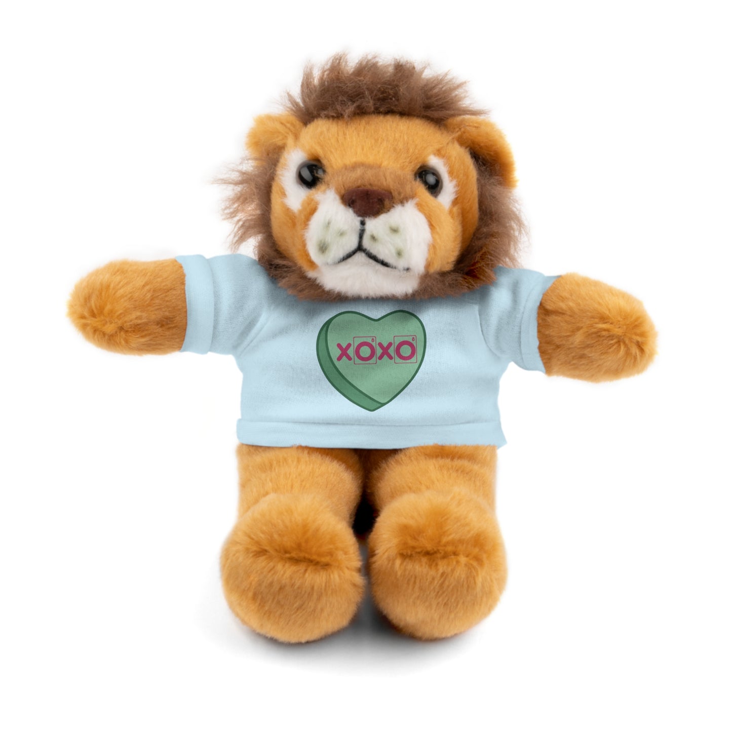 XOXO - Science Valentine Stuffed Animal Plushie, Chemistry Plush, Valentines Day Bear, Gift for Her, Gift for Him, Periodic Table