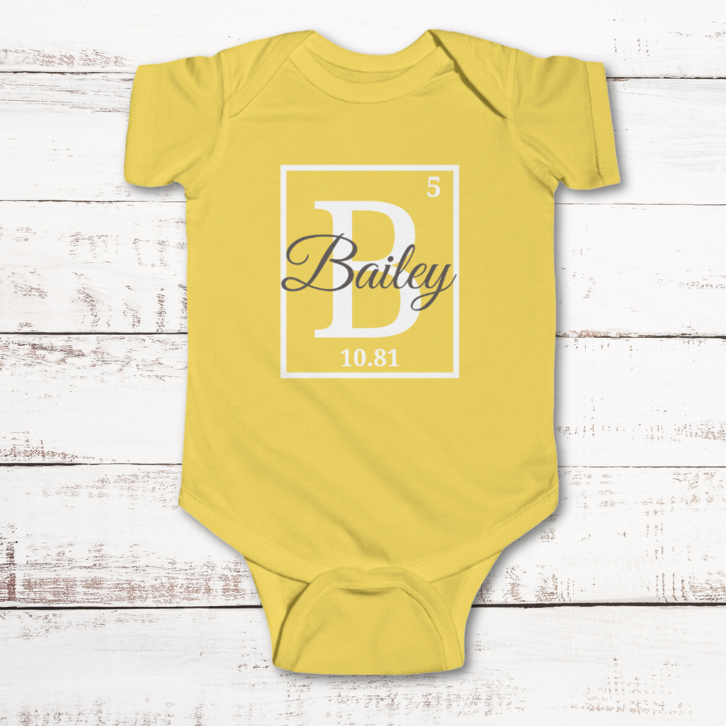 Custom Science Baby Onesie