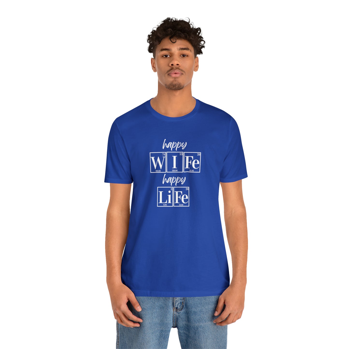 Happy Wife Happy Life Shirt, Marriage Shirt, Marriage shirt, Periodic Table Humor, Science-Themed Tee, Chemistry of Love