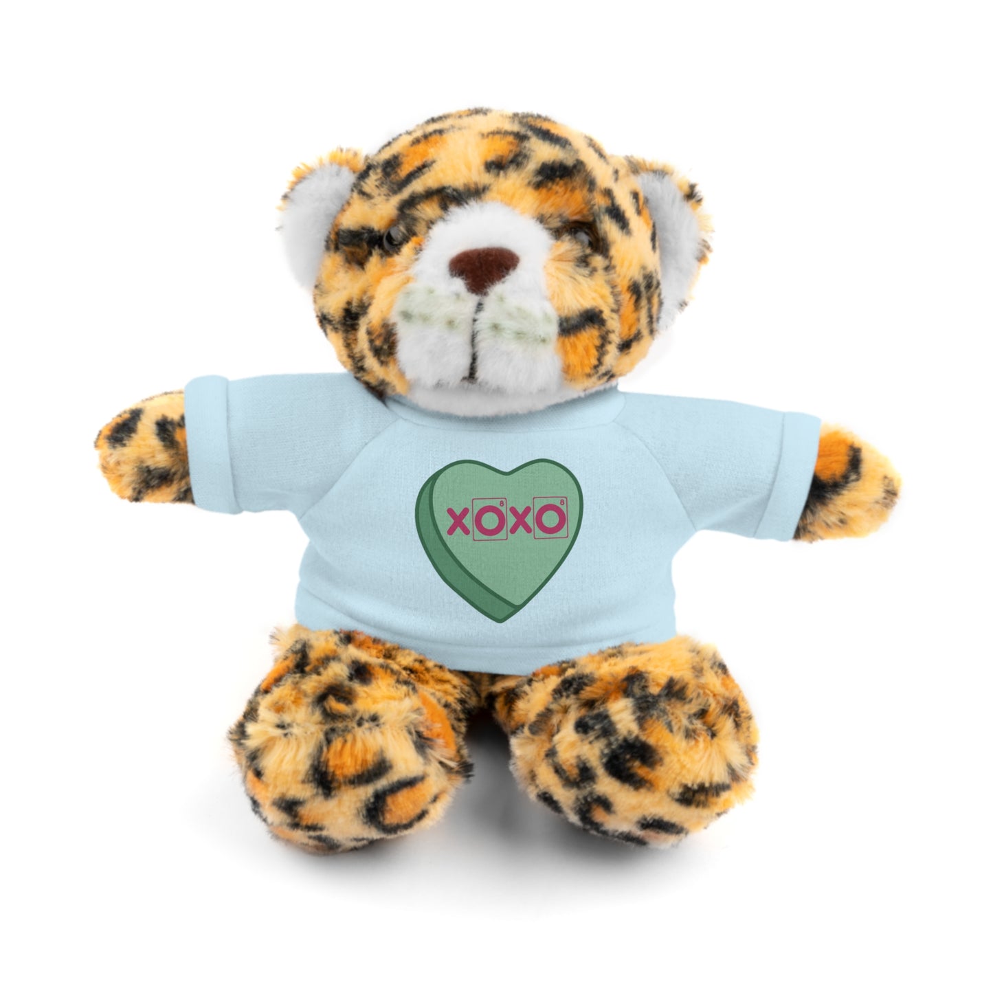 XOXO - Science Valentine Stuffed Animal Plushie, Chemistry Plush, Valentines Day Bear, Gift for Her, Gift for Him, Periodic Table