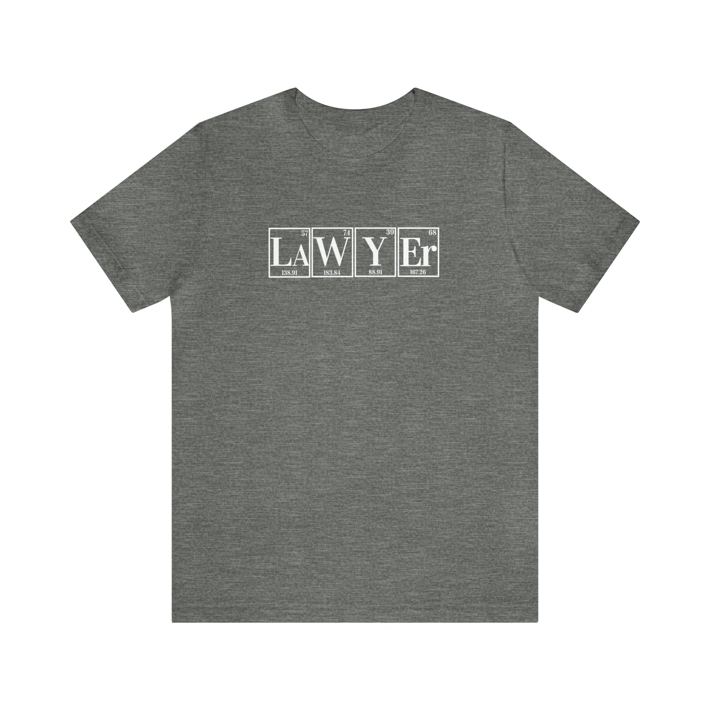 Lawyer Shirt, Science Shirt, Periodic Table Humor ,Legal Fashion, Science-Themed tee