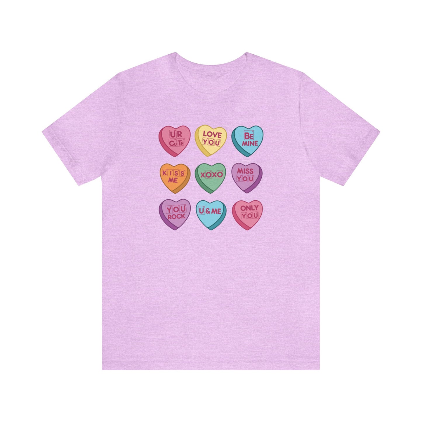 Science Valentine Candy Hearts T-Shirt, Be Mine Shirt, Conversation Hearts, Gift for Her, Periodic Table, Breaking Bad, XOXO Shirt
