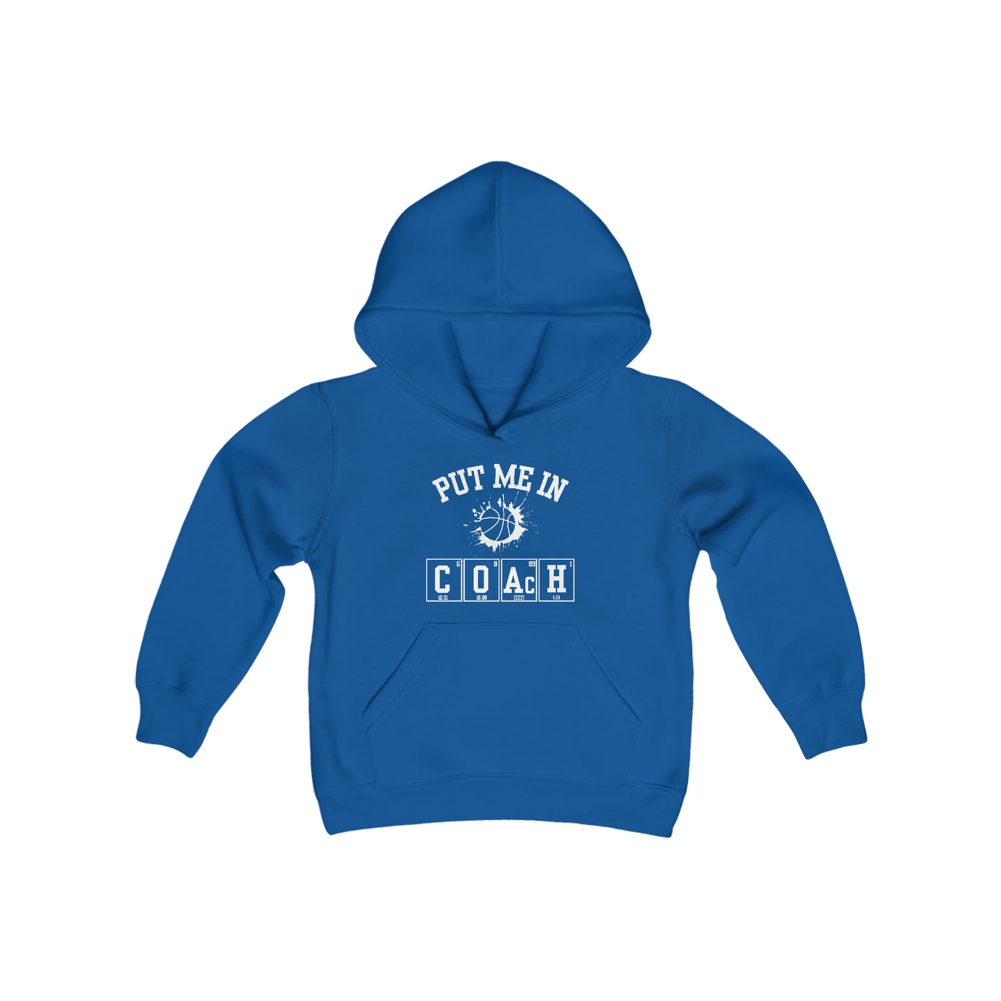 YOUTH - Put Me In Coach Hooded Sweatshirt - Basketball Game Day Hoodie