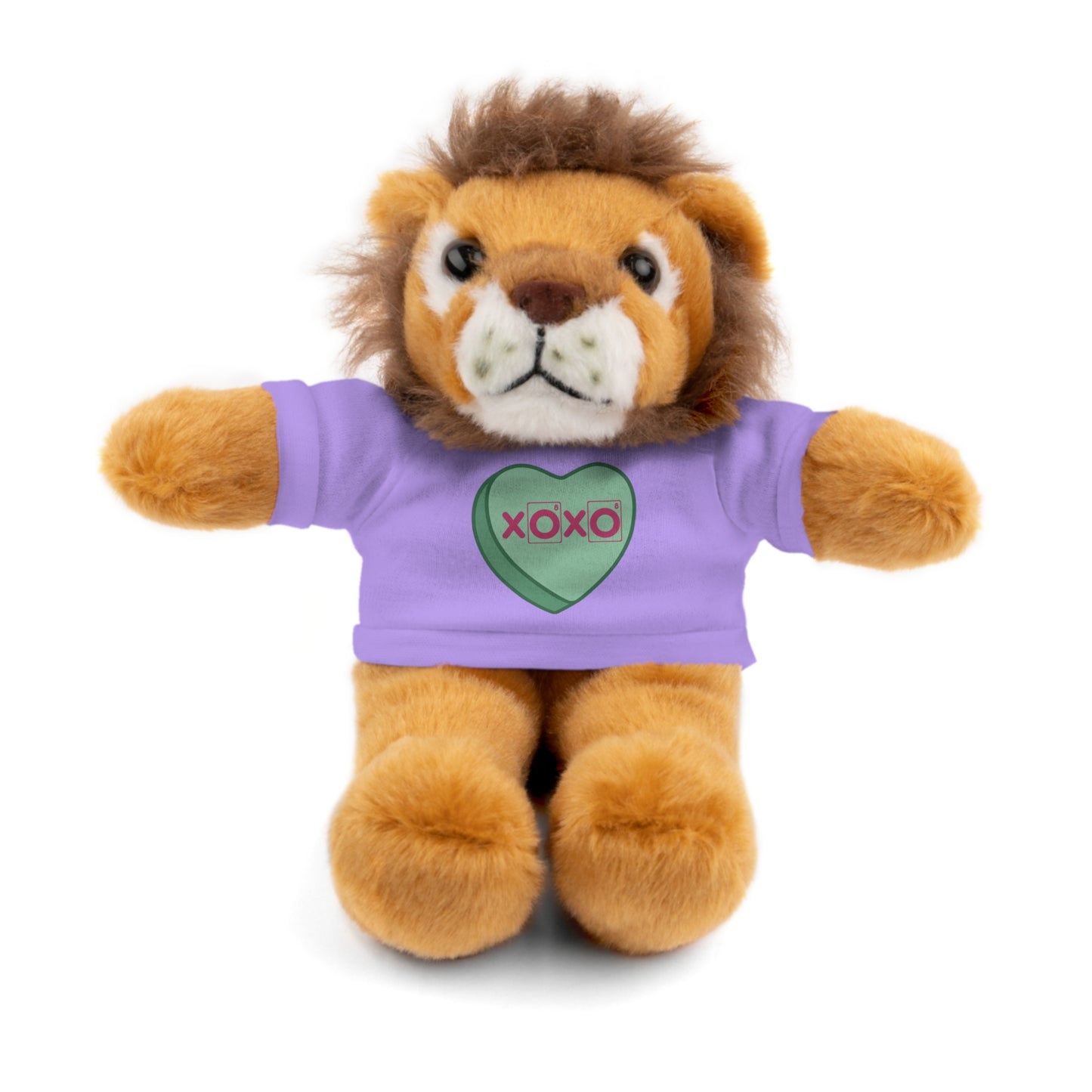 XOXO - Science Valentine Stuffed Animal Plushie, Chemistry Plush, Valentines Day Bear, Gift for Her, Gift for Him, Periodic Table