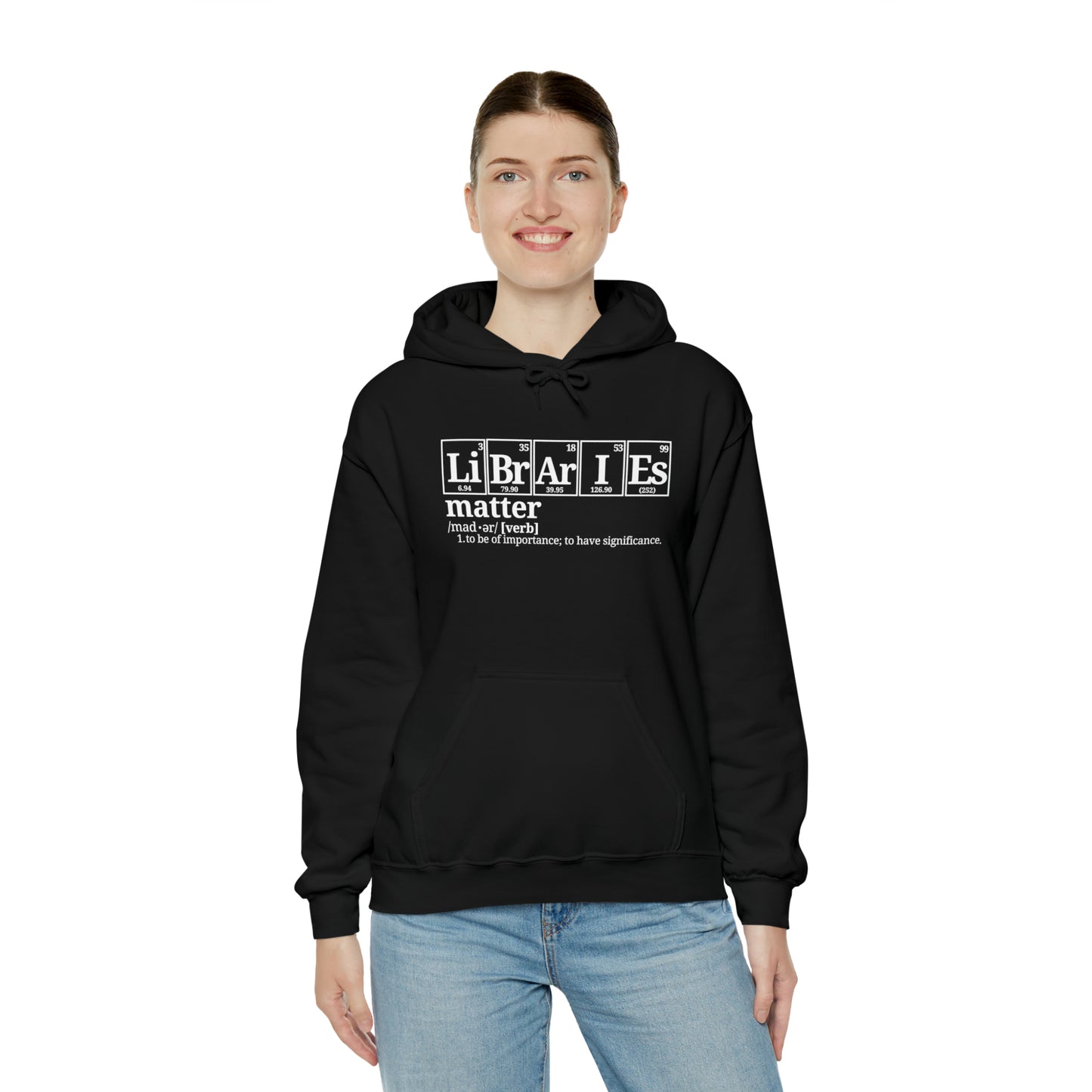 Libraries Matter Hooded Sweatshirt, Libraries Matter Hoodie, Librarian Hoodie, Librarian Sweatshirt