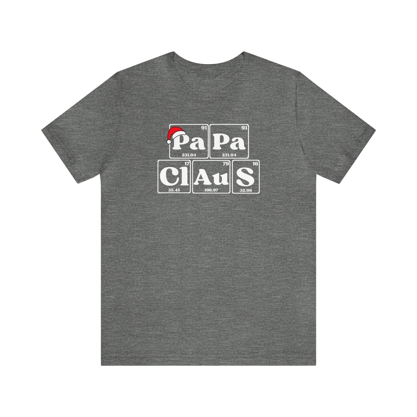 PaPa Claus Christmas Shirt, Periodic Table Gift, Christmas Chemistry Tee, Breaking Bad, Holiday T-Shirt, Science Teacher or Scientist Gift