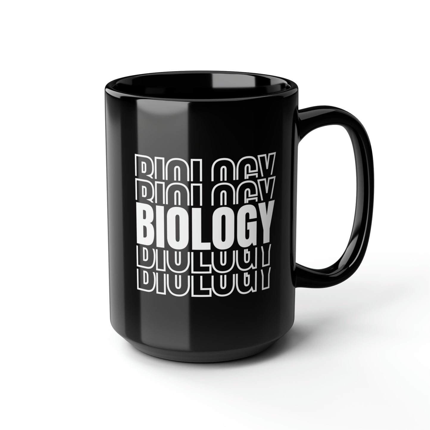 15oz - Biology Science Mug - Black