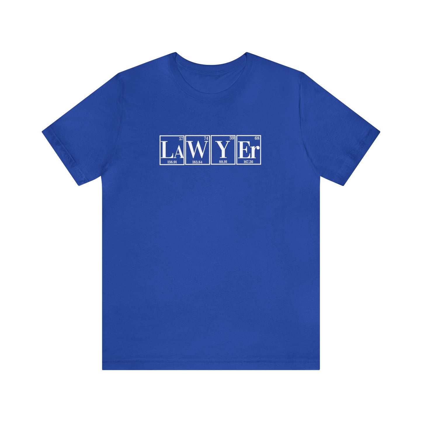 Lawyer Shirt, Science Shirt, Periodic Table Humor ,Legal Fashion, Science-Themed tee