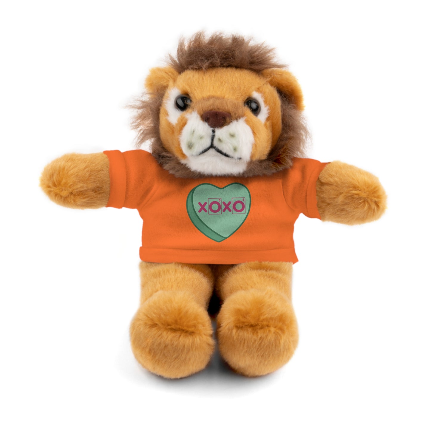 XOXO - Science Valentine Stuffed Animal Plushie, Chemistry Plush, Valentines Day Bear, Gift for Her, Gift for Him, Periodic Table