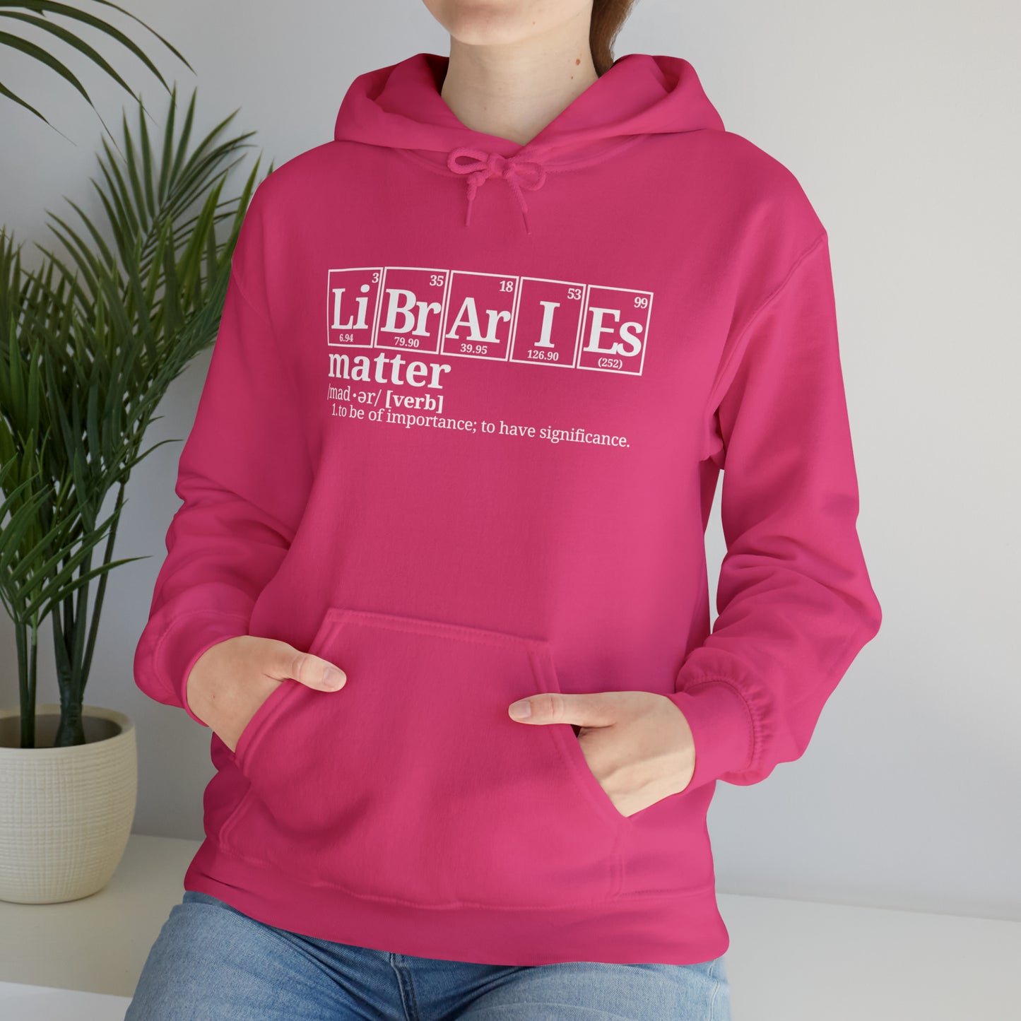 Libraries Matter Hooded Sweatshirt, Libraries Matter Hoodie, Librarian Hoodie, Librarian Sweatshirt