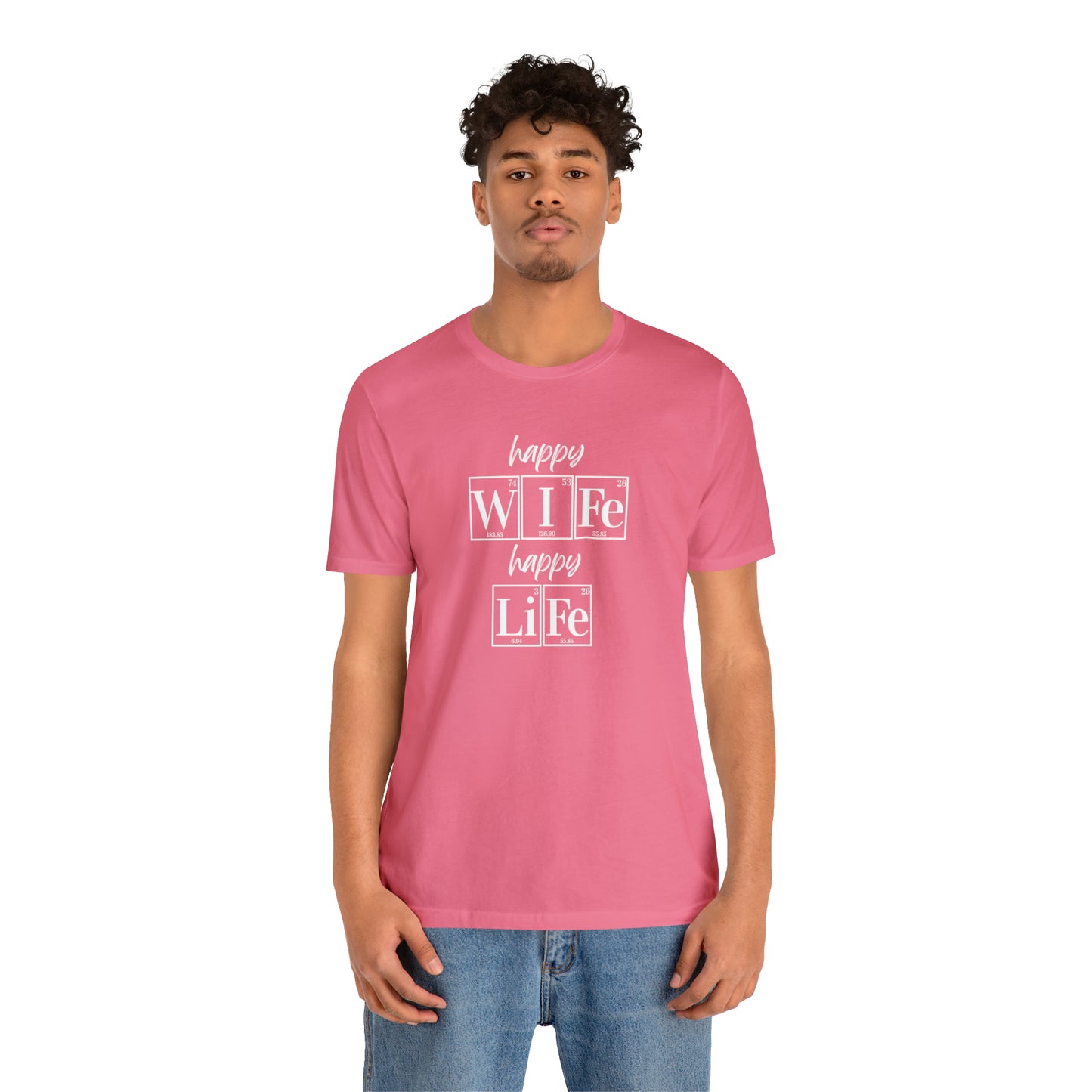Happy Wife Happy Life Shirt, Marriage Shirt, Marriage shirt, Periodic Table Humor, Science-Themed Tee, Chemistry of Love