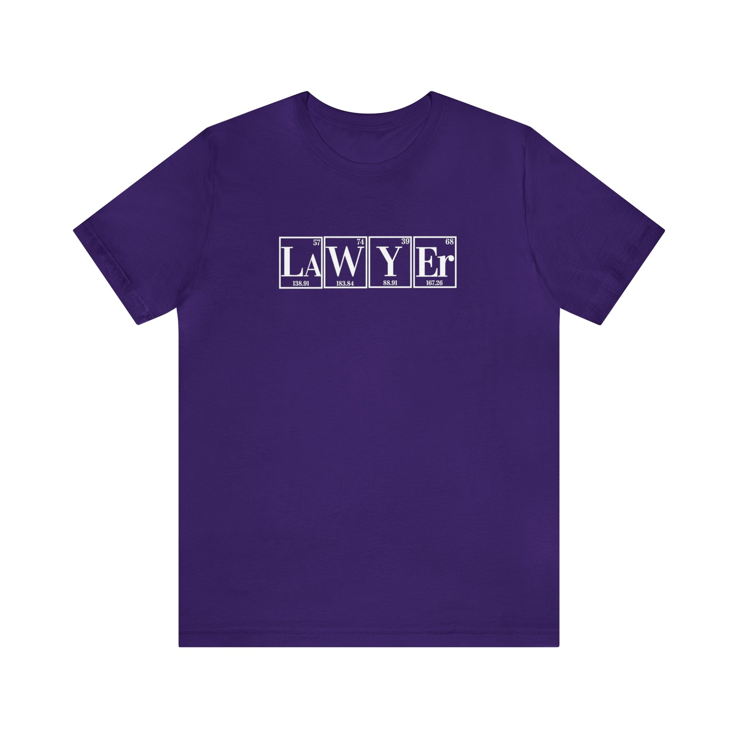 Lawyer Shirt, Science Shirt, Periodic Table Humor ,Legal Fashion, Science-Themed tee
