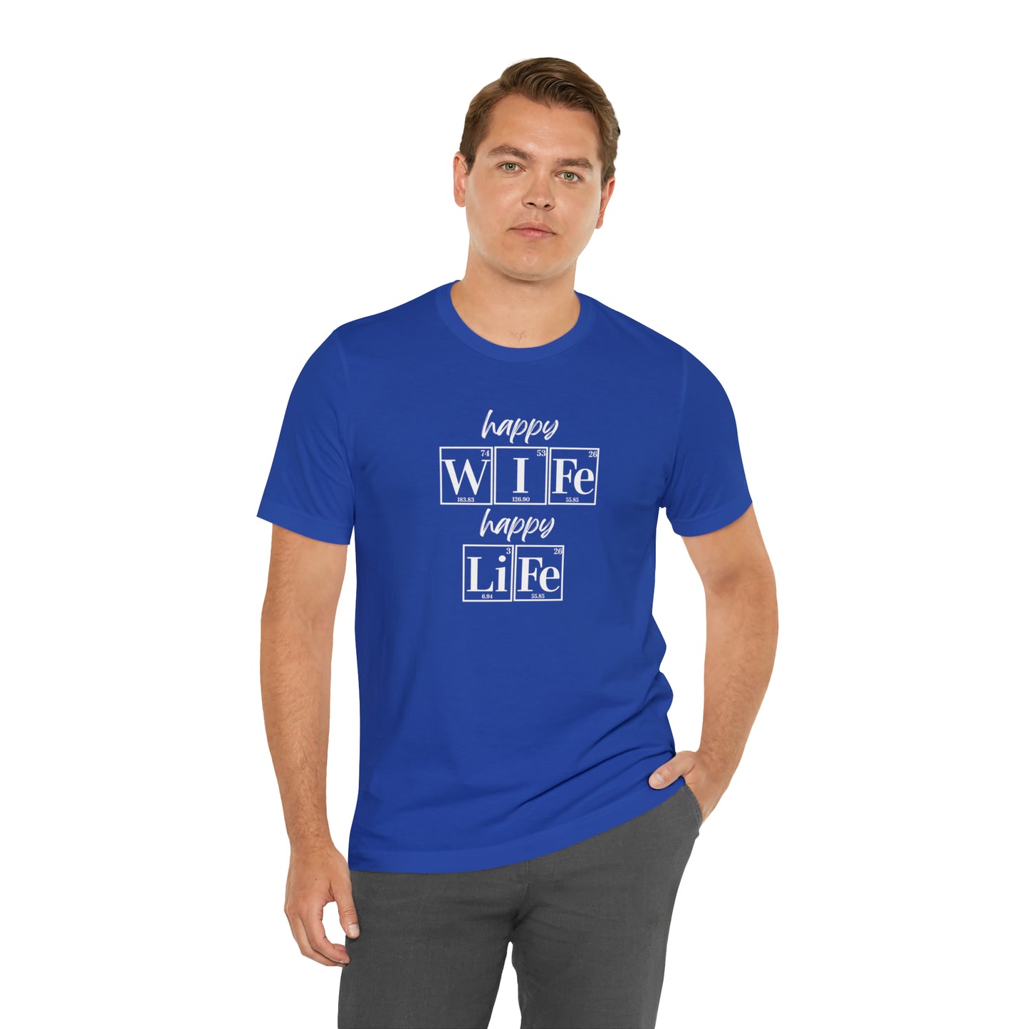 Happy Wife Happy Life Shirt, Marriage Shirt, Marriage shirt, Periodic Table Humor, Science-Themed Tee, Chemistry of Love