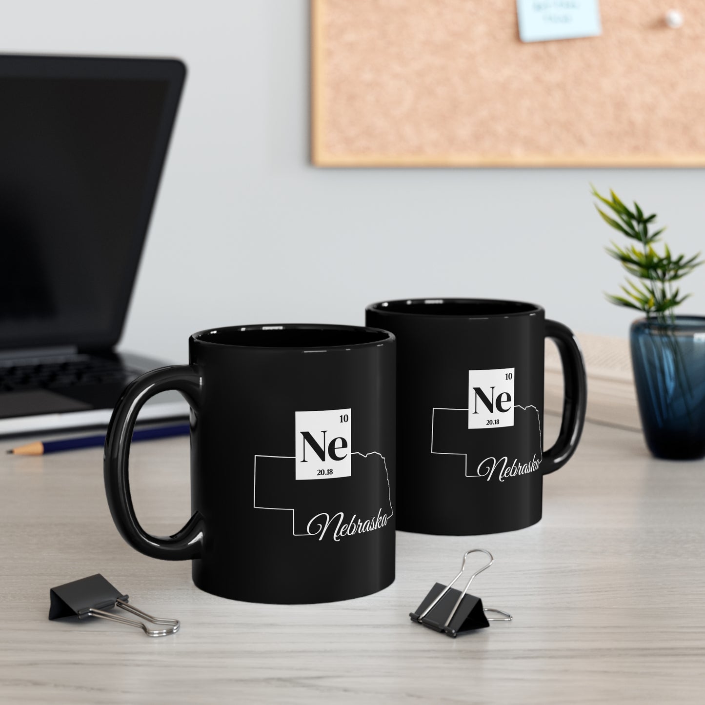 11oz Science Coffee Mug - Nebraska State Coffee Mug