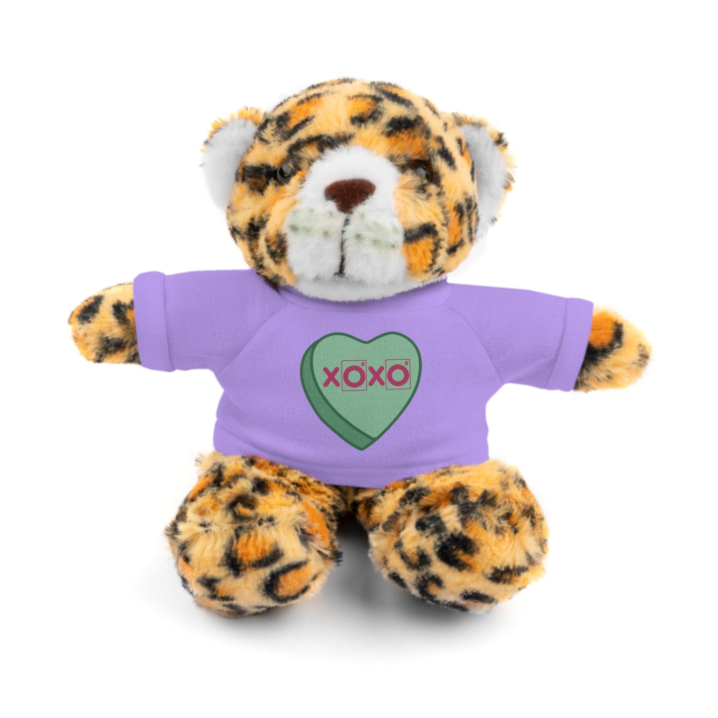 XOXO - Science Valentine Stuffed Animal Plushie, Chemistry Plush, Valentines Day Bear, Gift for Her, Gift for Him, Periodic Table