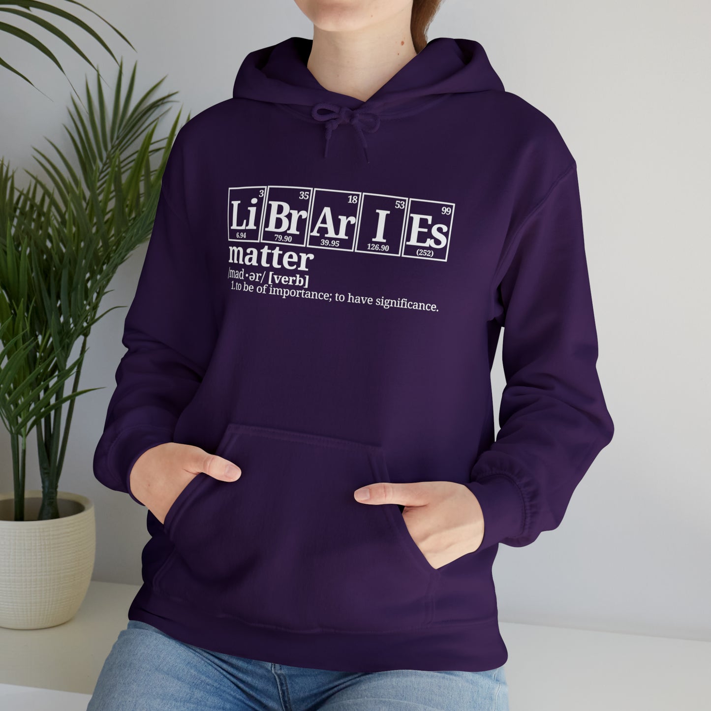 Libraries Matter Hooded Sweatshirt, Libraries Matter Hoodie, Librarian Hoodie, Librarian Sweatshirt