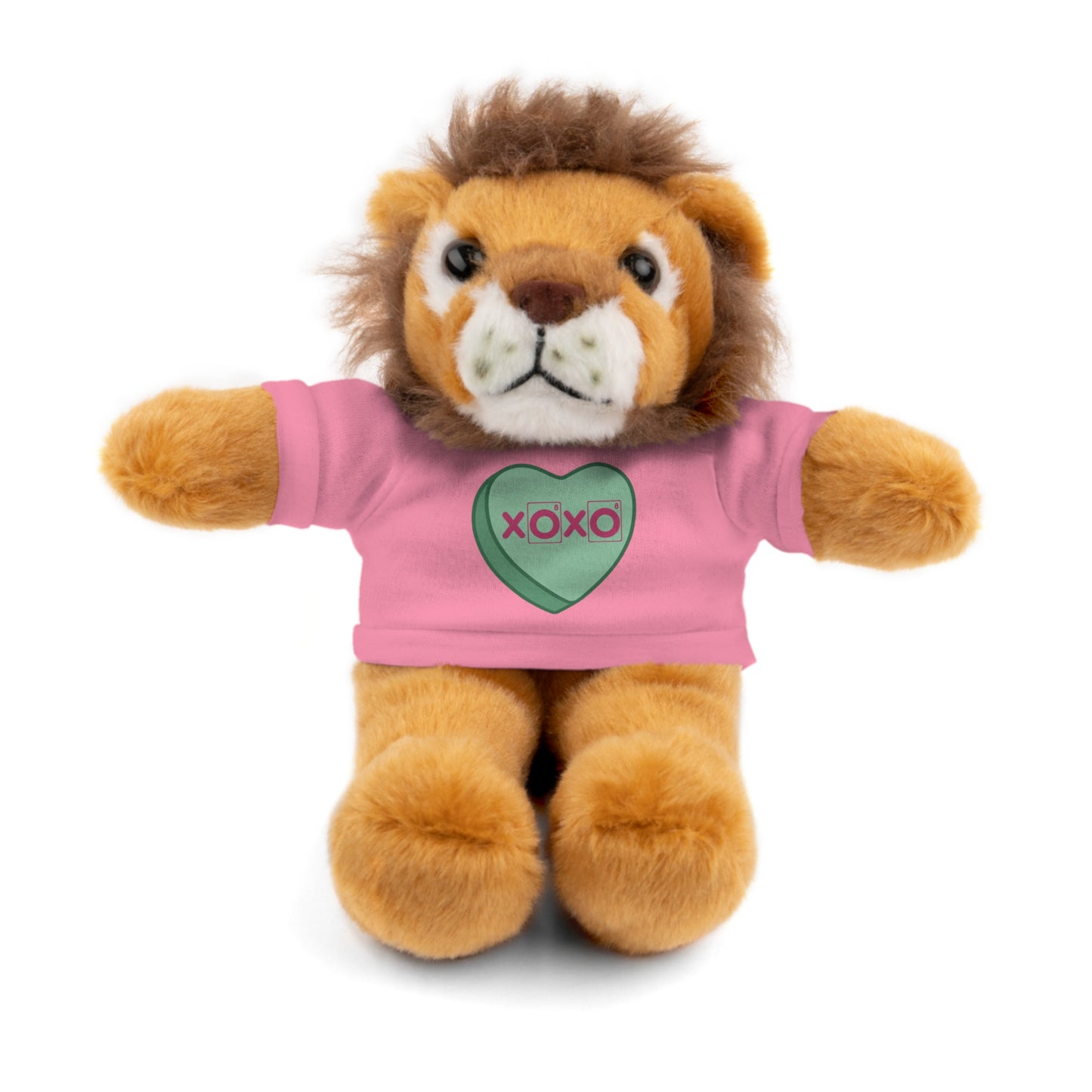 XOXO - Science Valentine Stuffed Animal Plushie, Chemistry Plush, Valentines Day Bear, Gift for Her, Gift for Him, Periodic Table