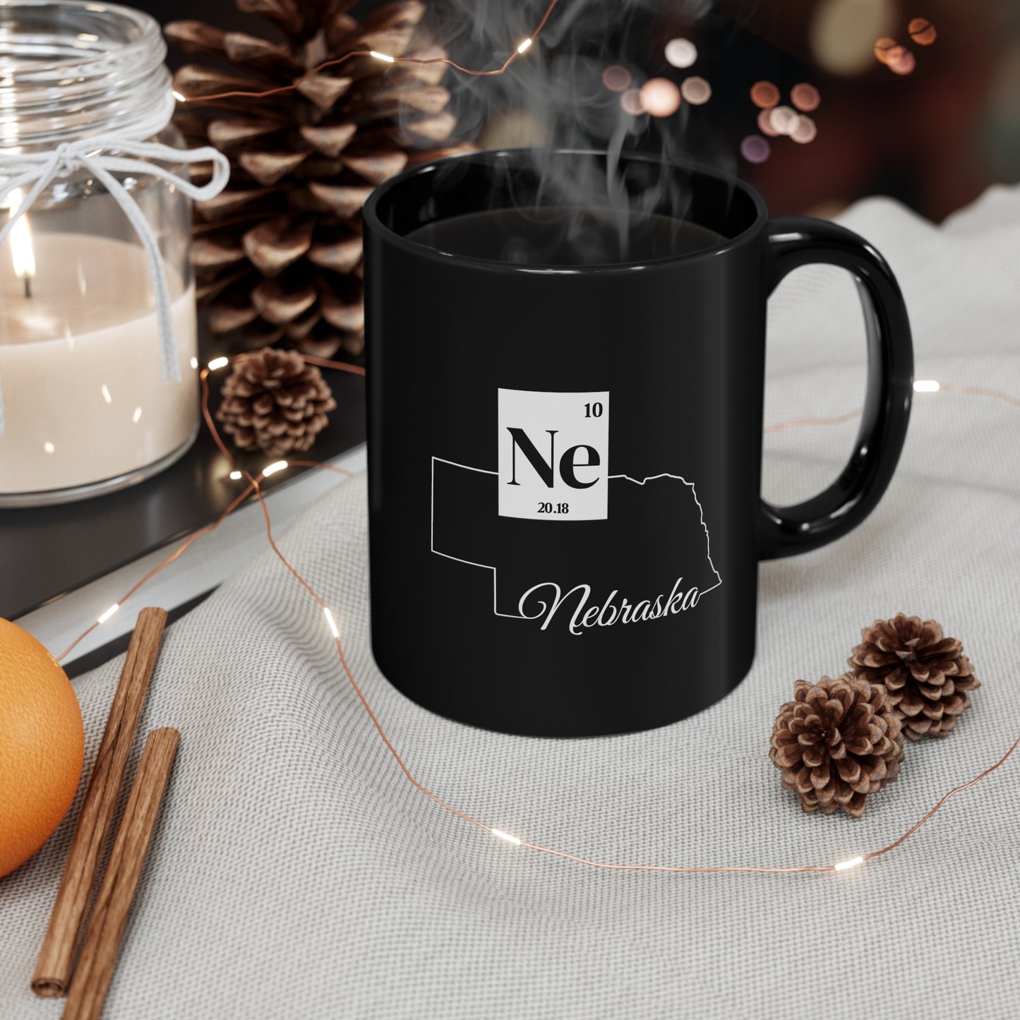 11oz Science Coffee Mug - Nebraska State Coffee Mug