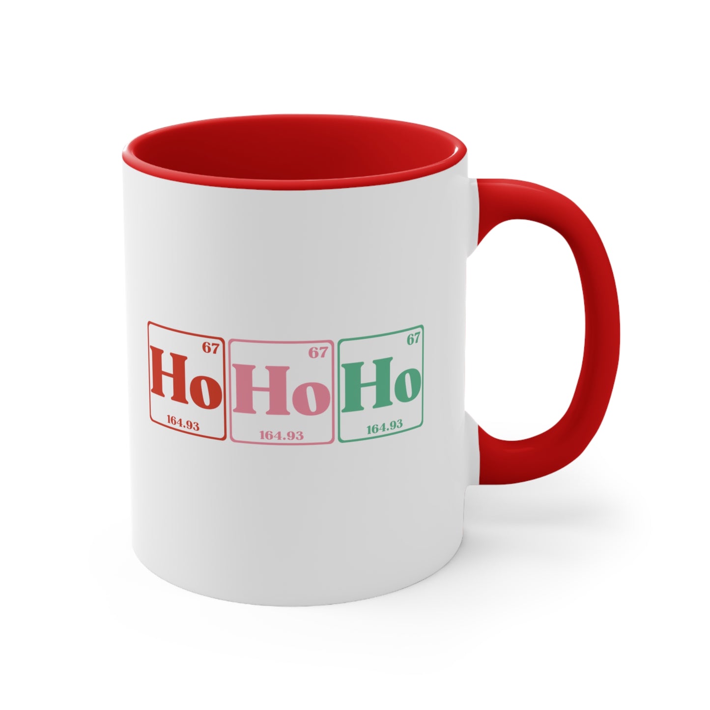 11 oz. - Ho Ho Ho Christmas Coffee Mug, Christmas Mug, Holiday Coffee Mug, Holiday Mug, Science Coffee Mug, Scientist Gift, Teacher Gift