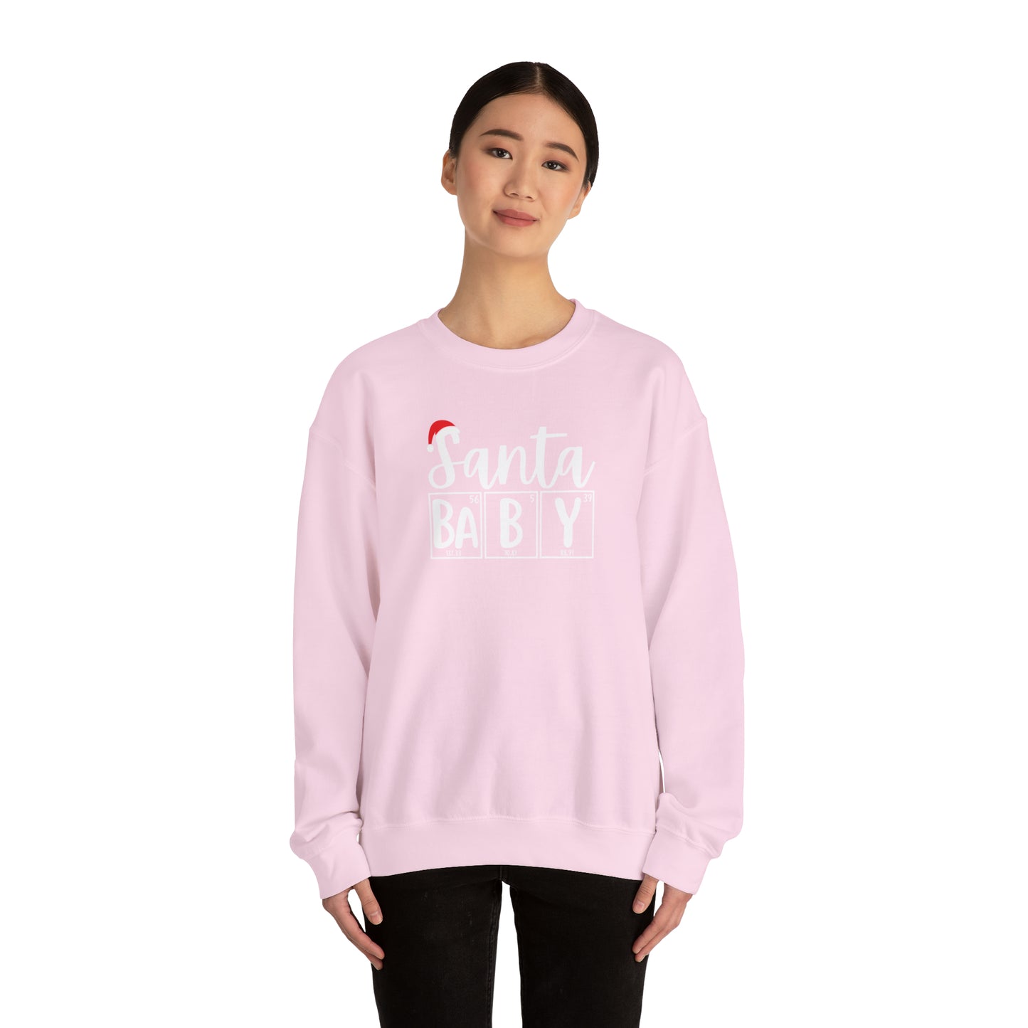 Santa Baby Chemistry Crewneck Sweatshirt, Christmas Holiday Sweater, Periodic Table, Scientist Gift, Science Teacher Gift, Breaking Bad