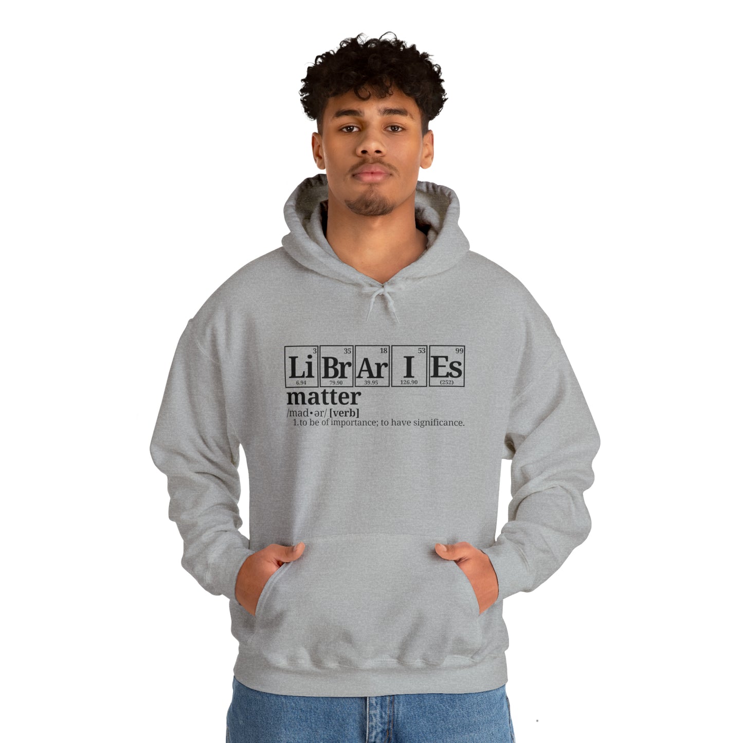 Libraries Matter Hooded Sweatshirt, Libraries Matter Hoodie, Librarian Hoodie, Librarian Sweatshirt