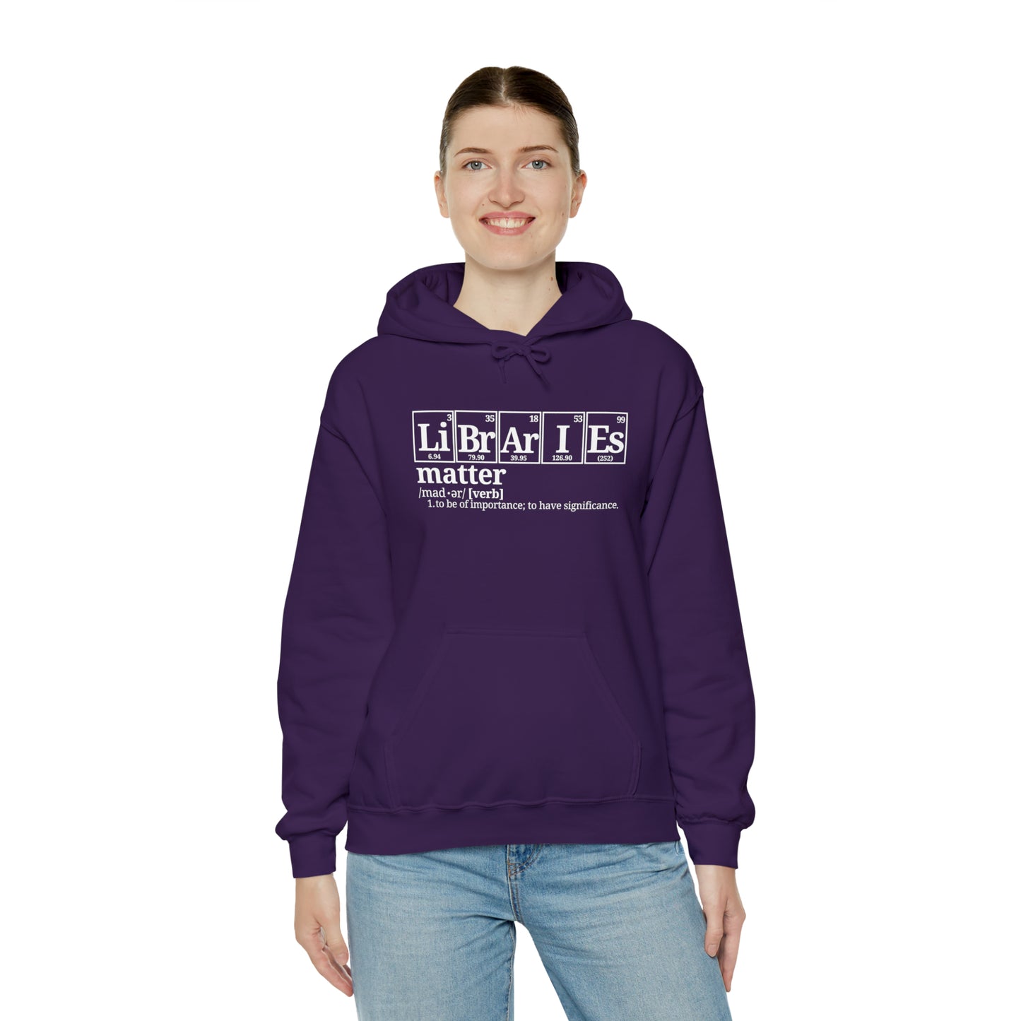 Libraries Matter Hooded Sweatshirt, Libraries Matter Hoodie, Librarian Hoodie, Librarian Sweatshirt