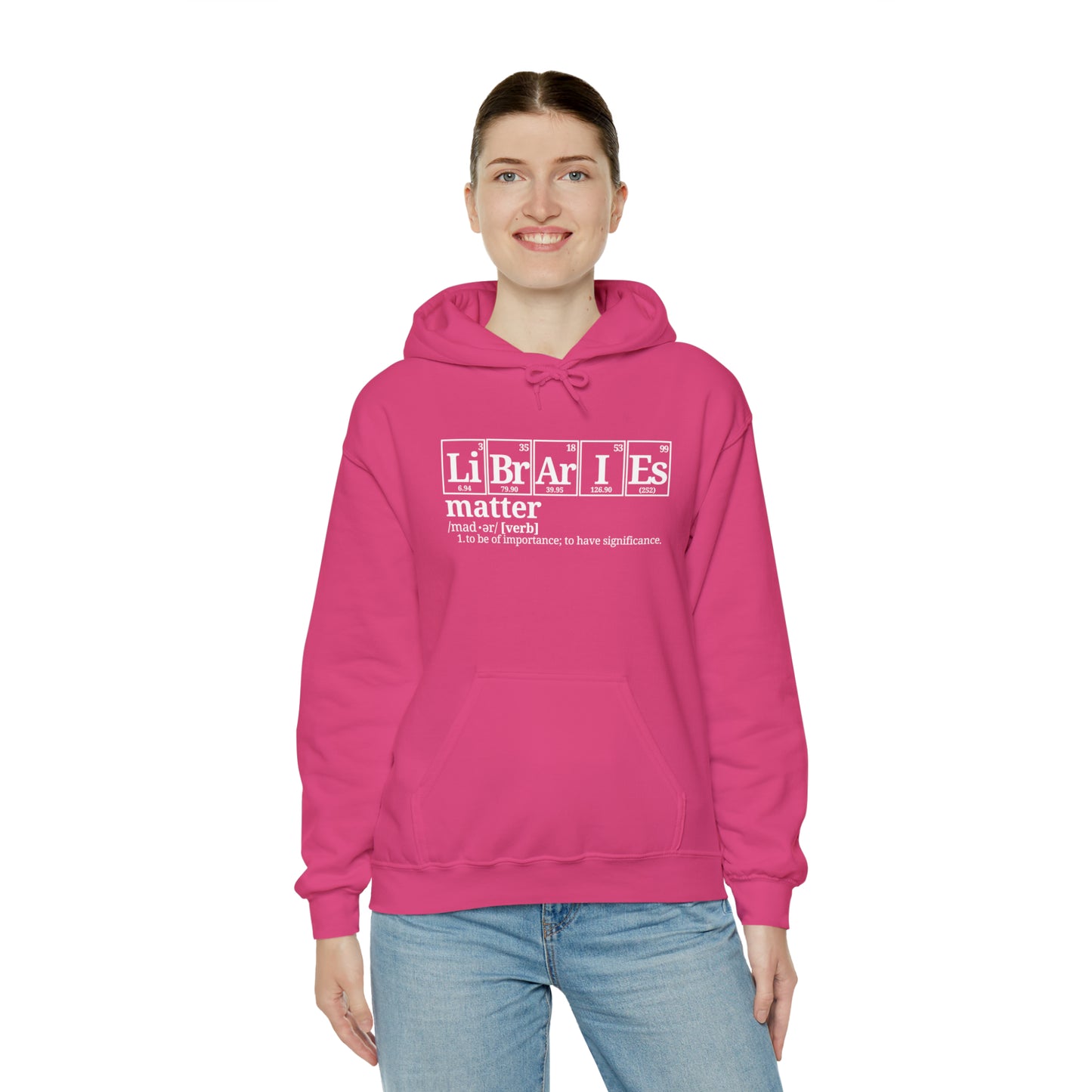 Libraries Matter Hooded Sweatshirt, Libraries Matter Hoodie, Librarian Hoodie, Librarian Sweatshirt