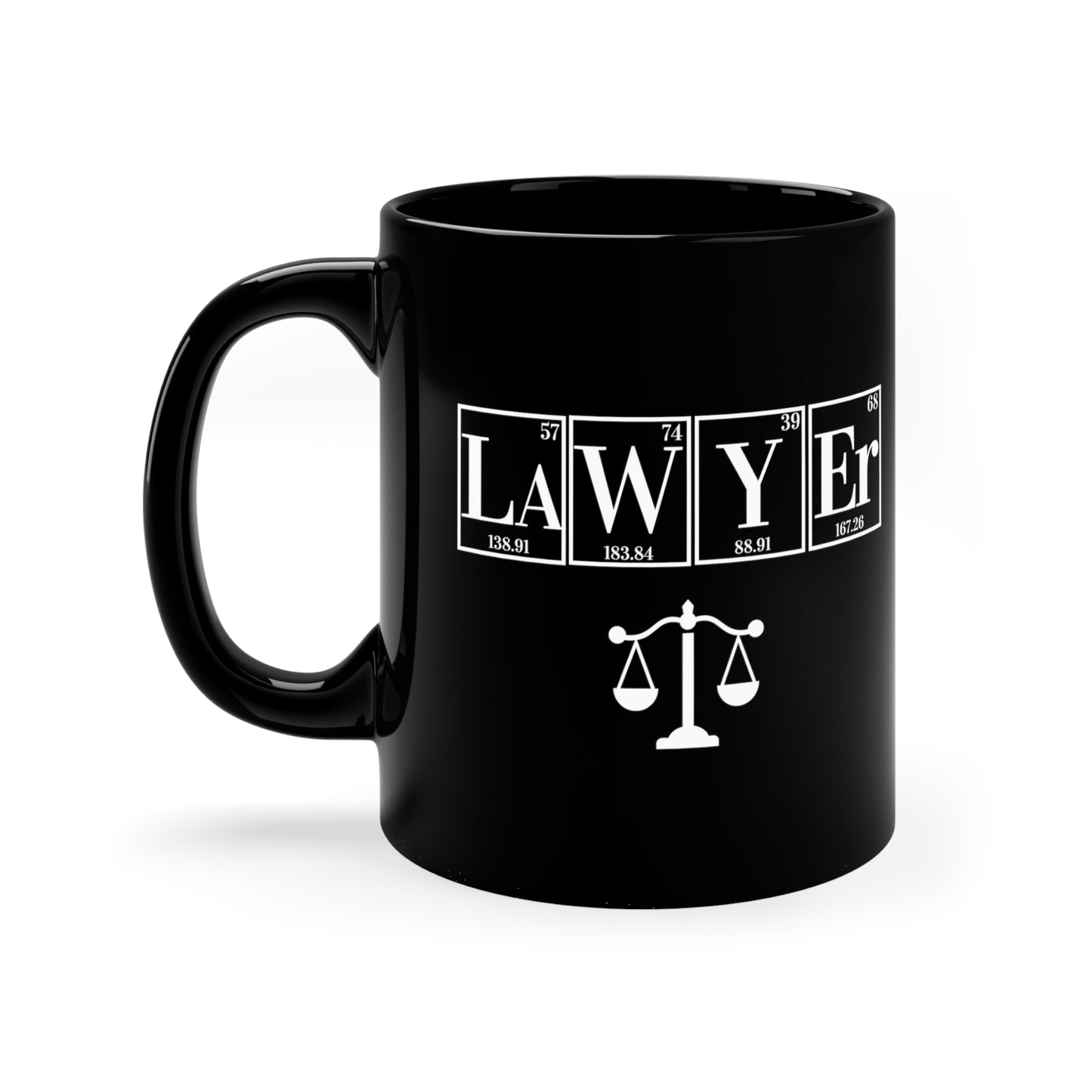 11oz Science Coffee Mug, Lawyer Mug, Lawyer Coffee Mug, Science Mug, Science Coffee Mug, Perioidic Table Humor, Science Mug