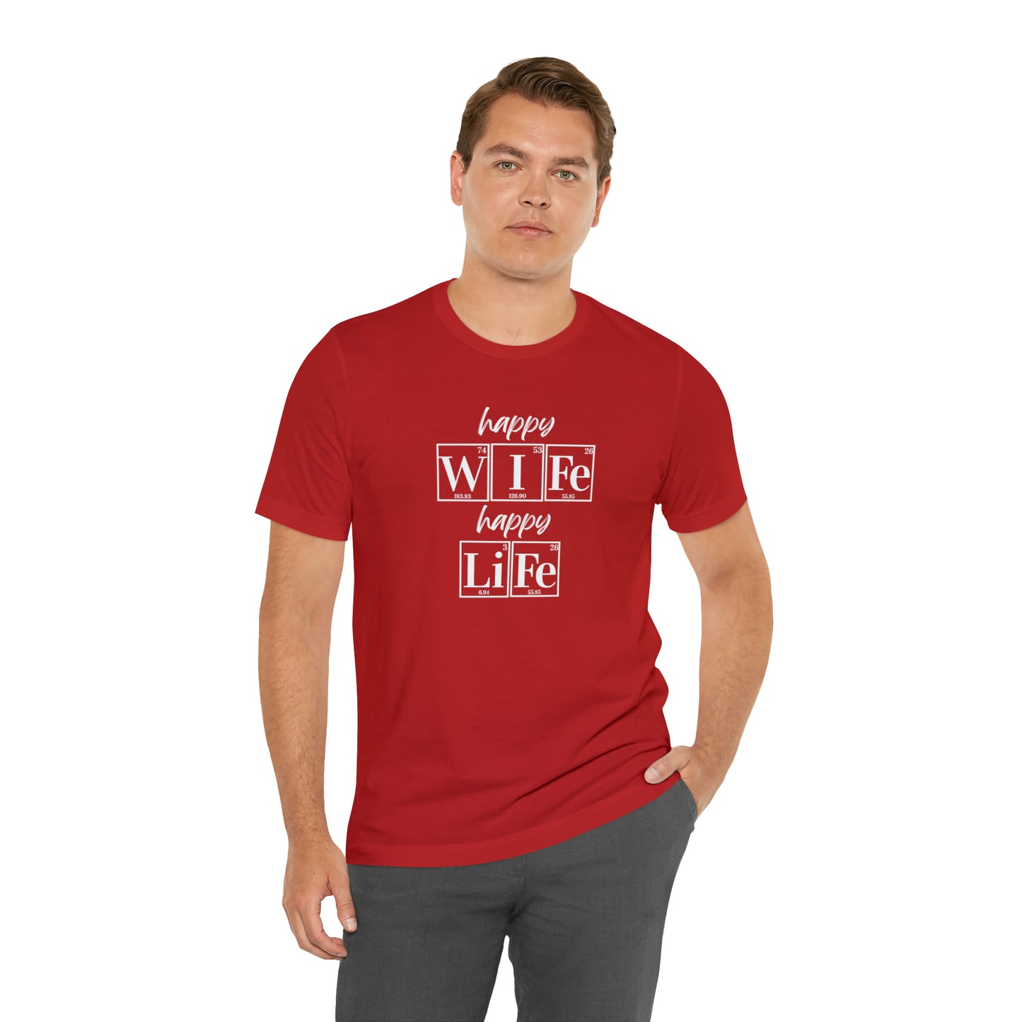 Happy Wife Happy Life Shirt, Marriage Shirt, Marriage shirt, Periodic Table Humor, Science-Themed Tee, Chemistry of Love