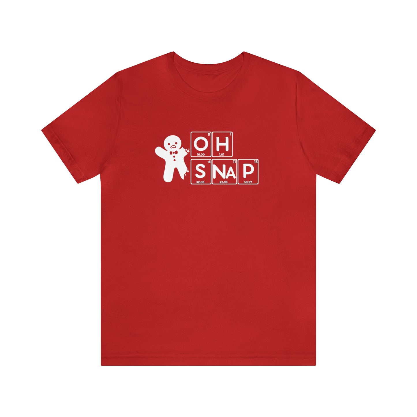Oh Snap Science Christmas Shirt, Christmas T-Shirt, Holiday T-Shirt, Science Holiday Shirt
