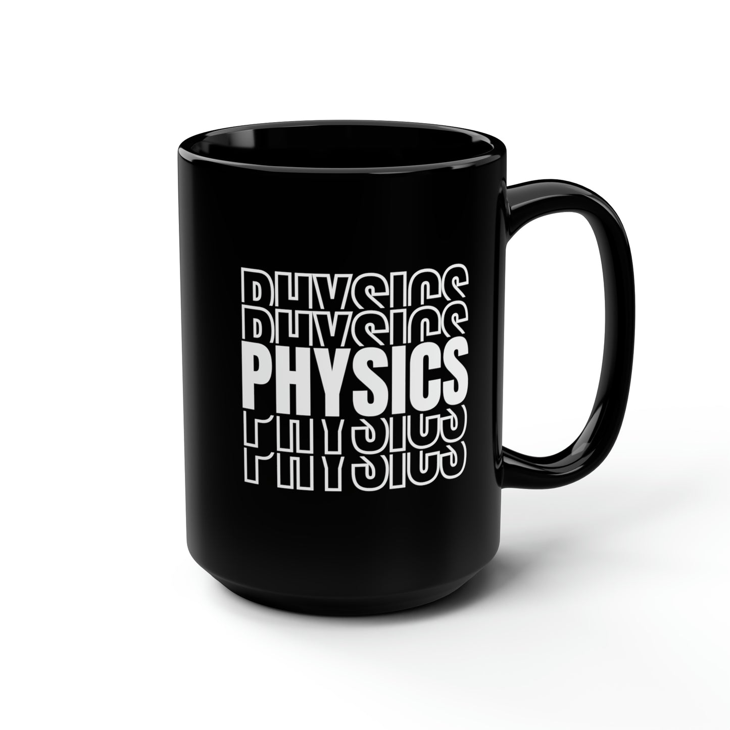 15oz - Physics Science Mug - Black