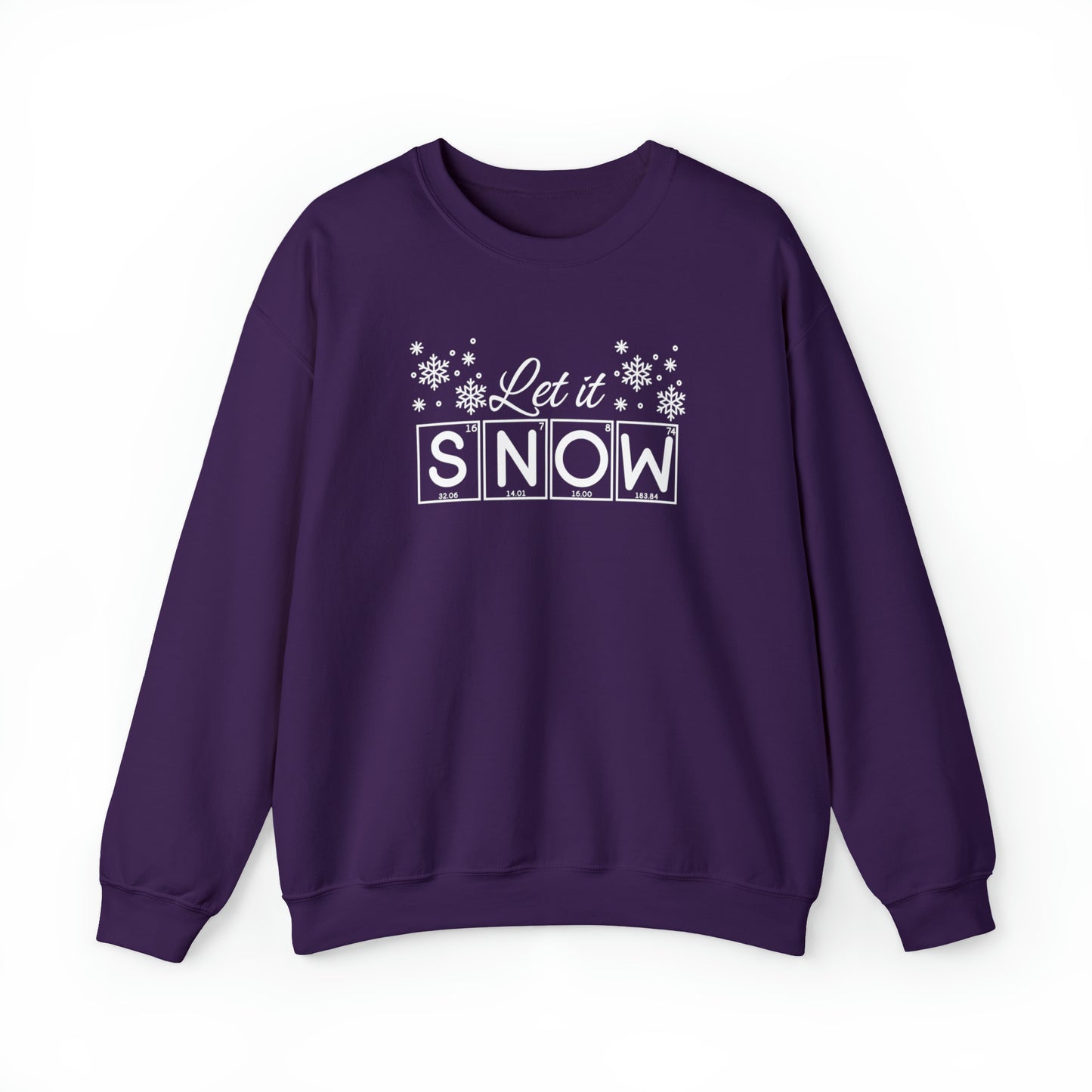 Let it Snow Crewneck Sweatshirt, Christmas Crewneck Sweatshirt, Christmas Sweatshirt, Holiday Sweatshirt