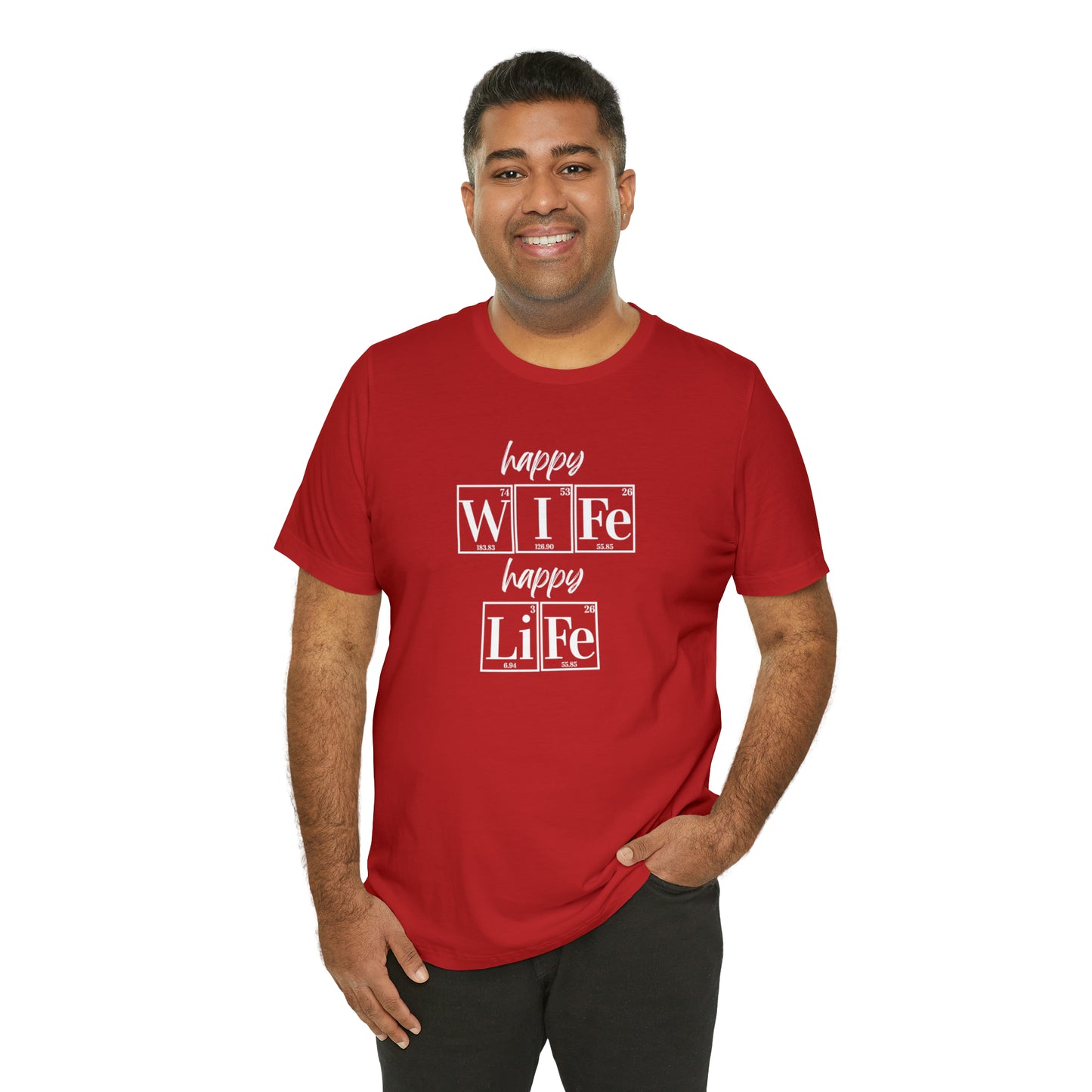 Happy Wife Happy Life Shirt, Marriage Shirt, Marriage shirt, Periodic Table Humor, Science-Themed Tee, Chemistry of Love