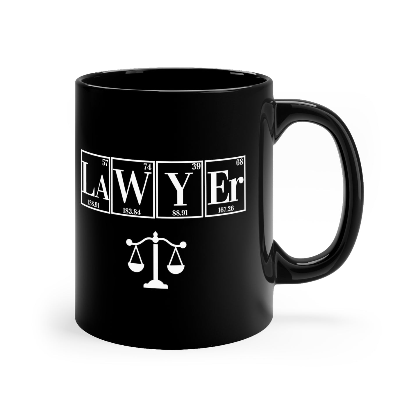11oz Science Coffee Mug, Lawyer Mug, Lawyer Coffee Mug, Science Mug, Science Coffee Mug, Perioidic Table Humor, Science Mug