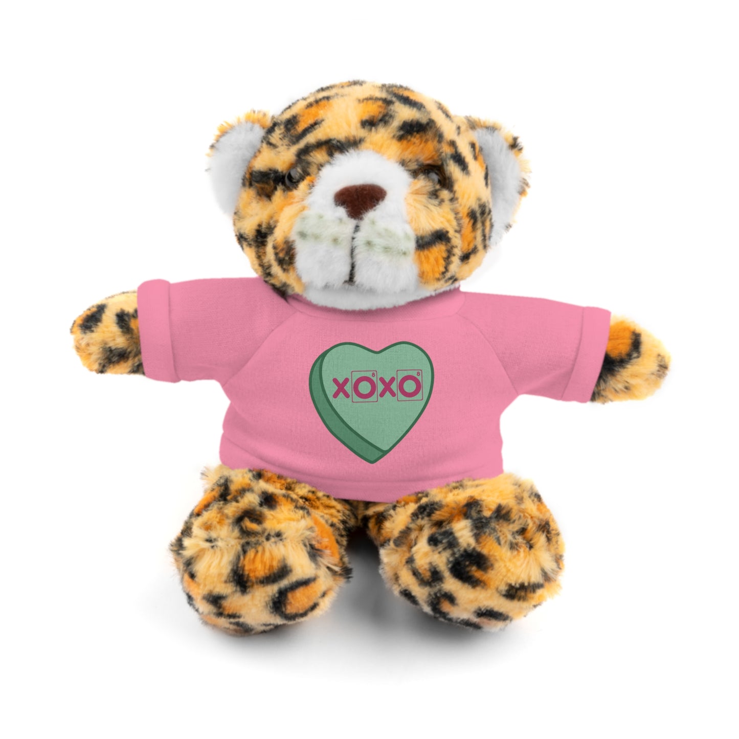 XOXO - Science Valentine Stuffed Animal Plushie, Chemistry Plush, Valentines Day Bear, Gift for Her, Gift for Him, Periodic Table