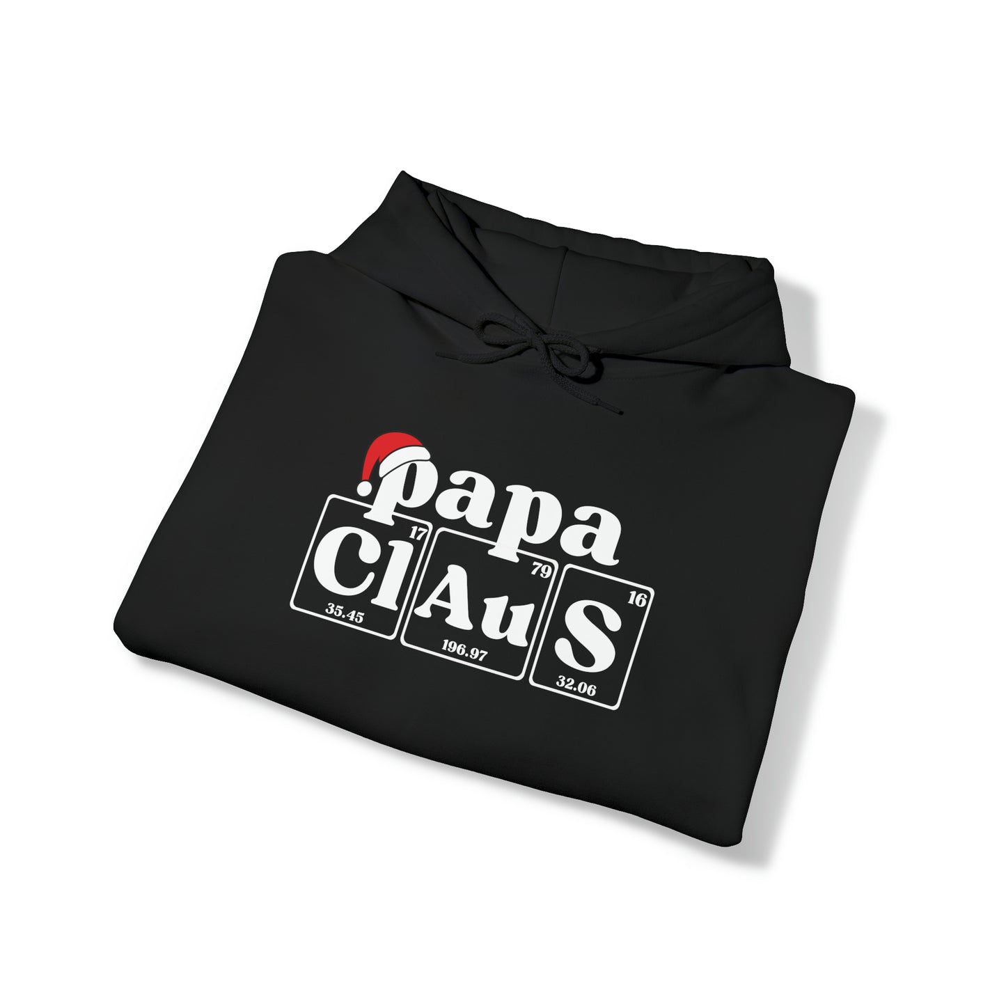 PaPa Claus Christmas Hoodie, Periodic Table Gift, Christmas Chemistry Sweater, Breaking Bad, Holiday Sweatshirt, Science Teacher, Scientist