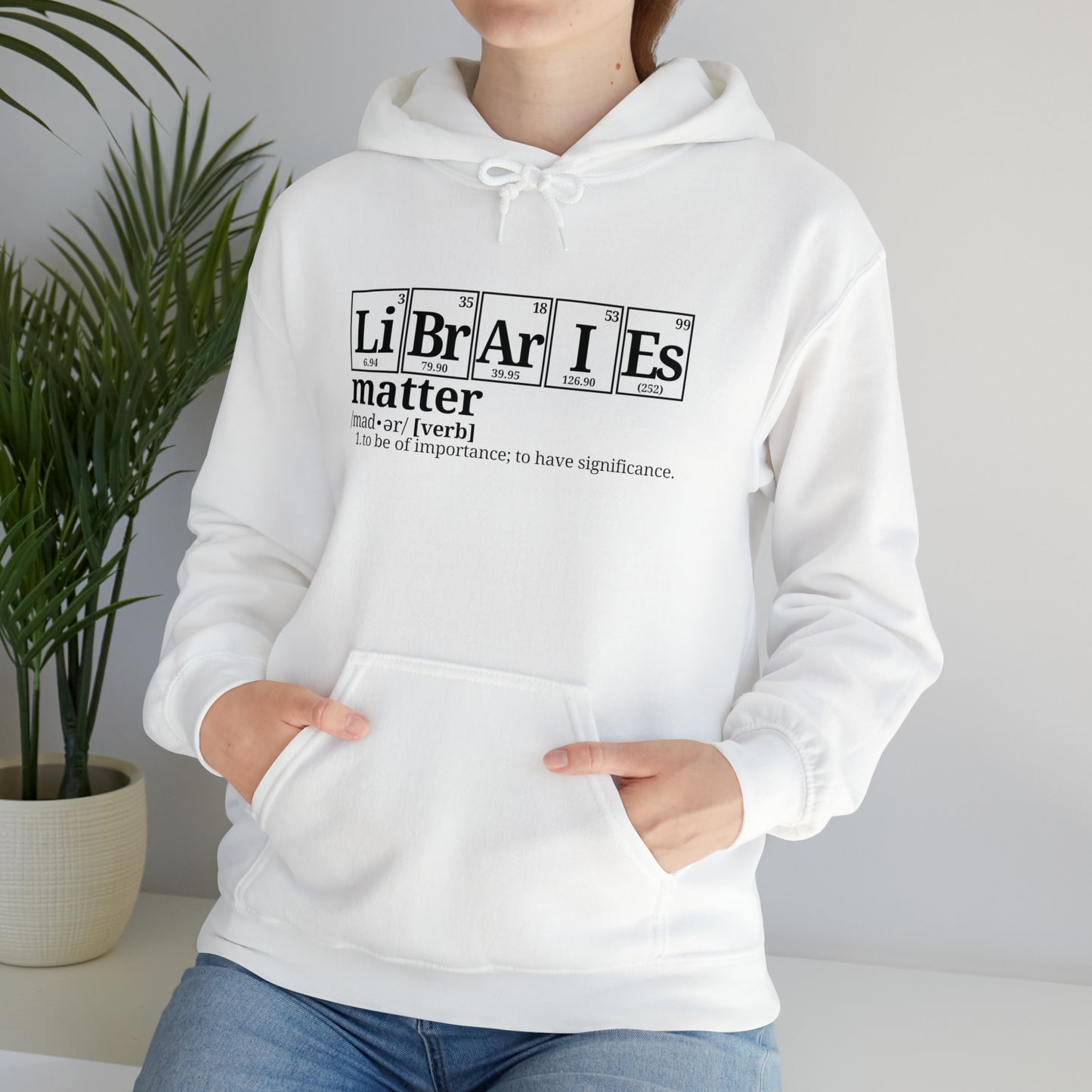 Libraries Matter Hooded Sweatshirt, Libraries Matter Hoodie, Librarian Hoodie, Librarian Sweatshirt