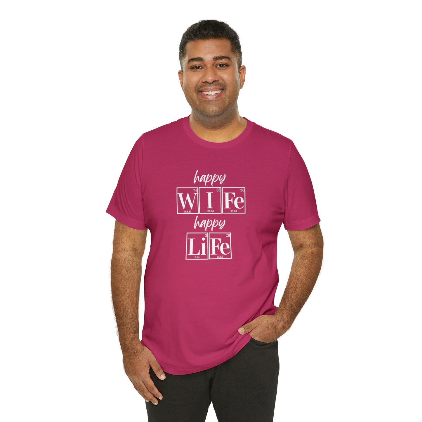Happy Wife Happy Life Shirt, Marriage Shirt, Marriage shirt, Periodic Table Humor, Science-Themed Tee, Chemistry of Love