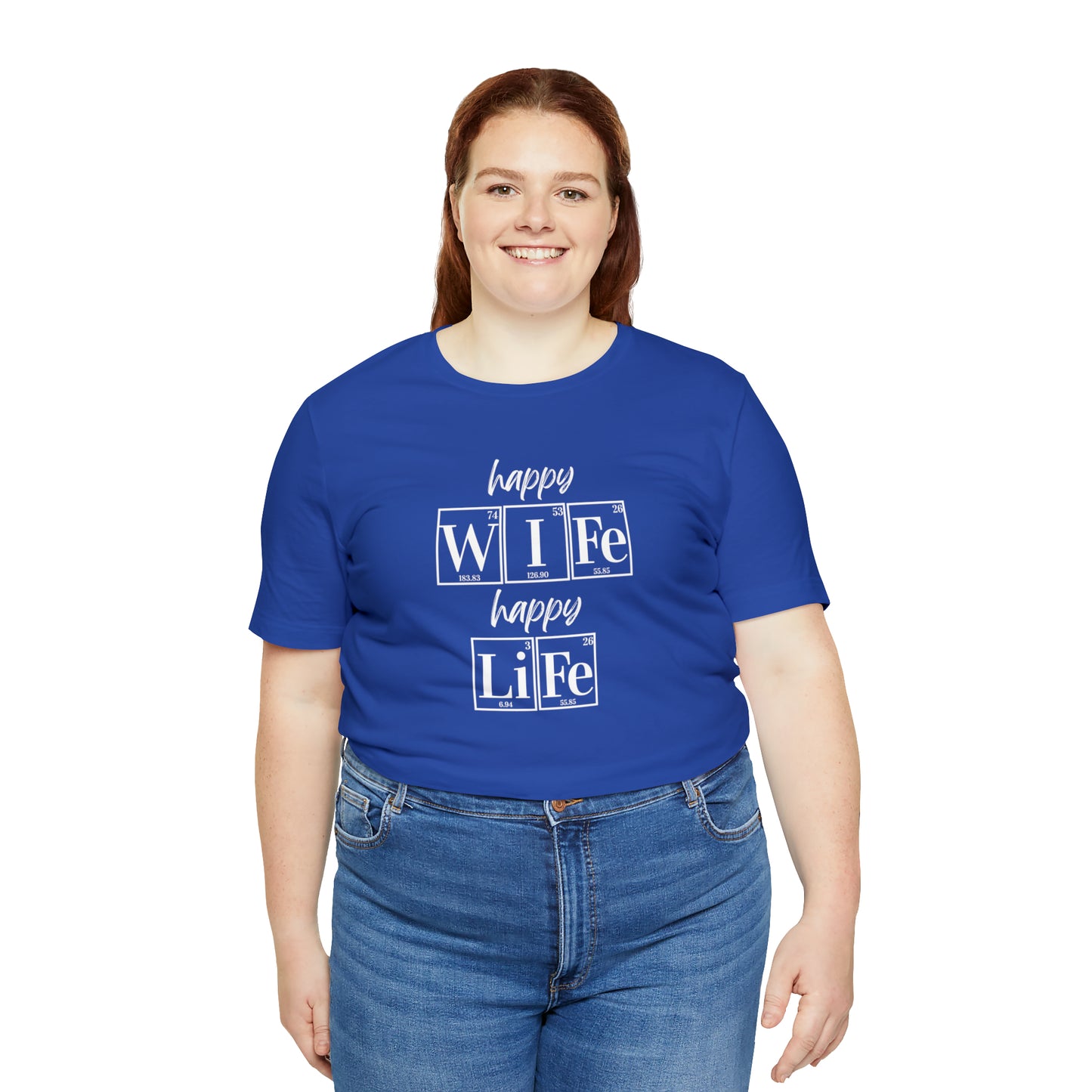 Happy Wife Happy Life Shirt, Marriage Shirt, Marriage shirt, Periodic Table Humor, Science-Themed Tee, Chemistry of Love