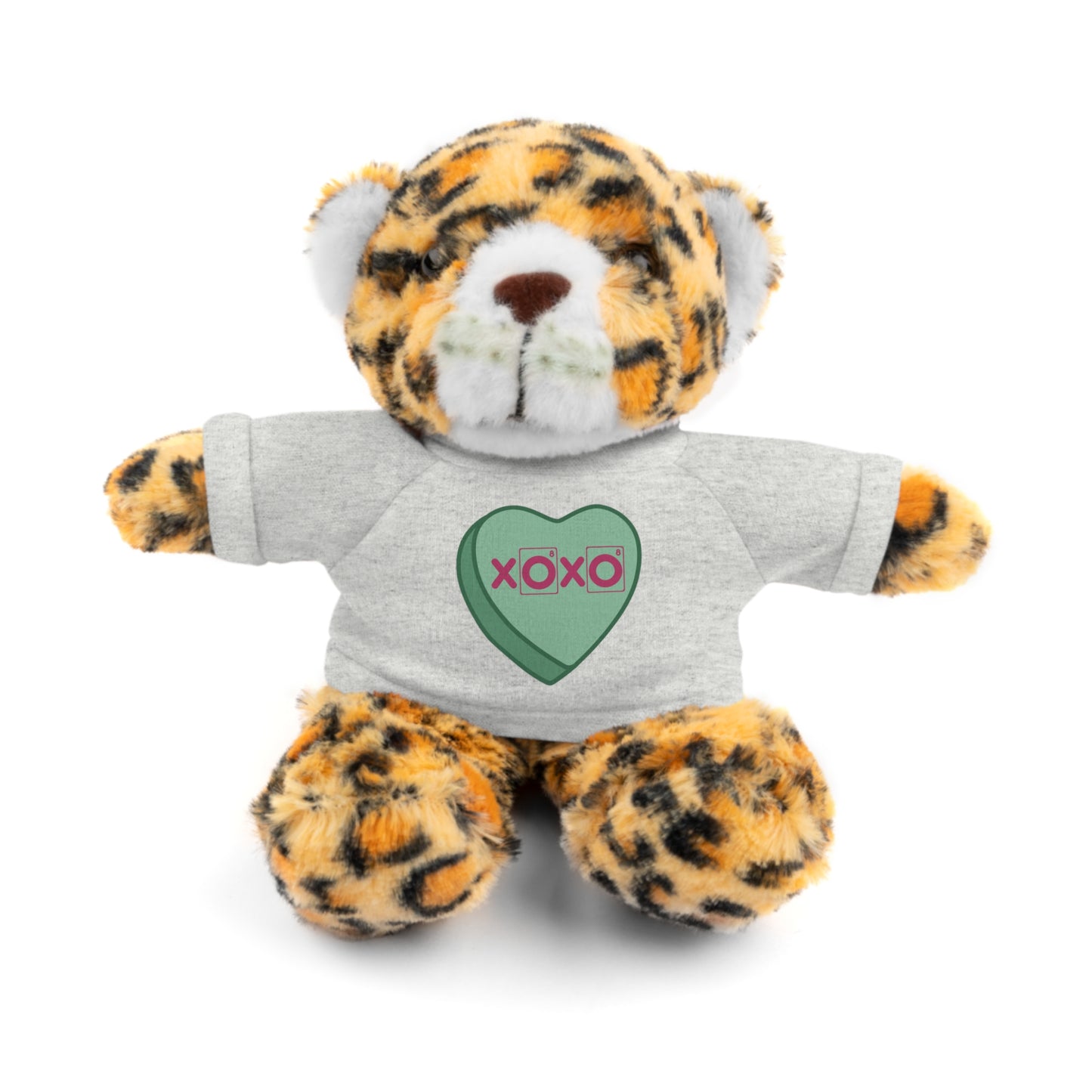 XOXO - Science Valentine Stuffed Animal Plushie, Chemistry Plush, Valentines Day Bear, Gift for Her, Gift for Him, Periodic Table