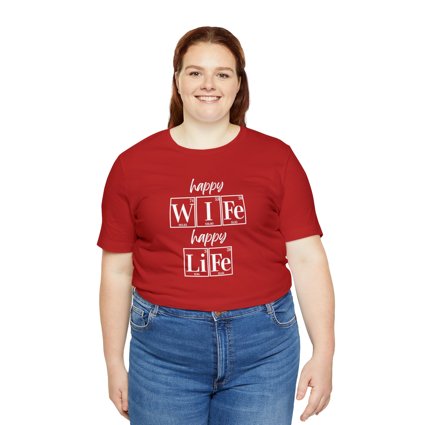 Happy Wife Happy Life Shirt, Marriage Shirt, Marriage shirt, Periodic Table Humor, Science-Themed Tee, Chemistry of Love