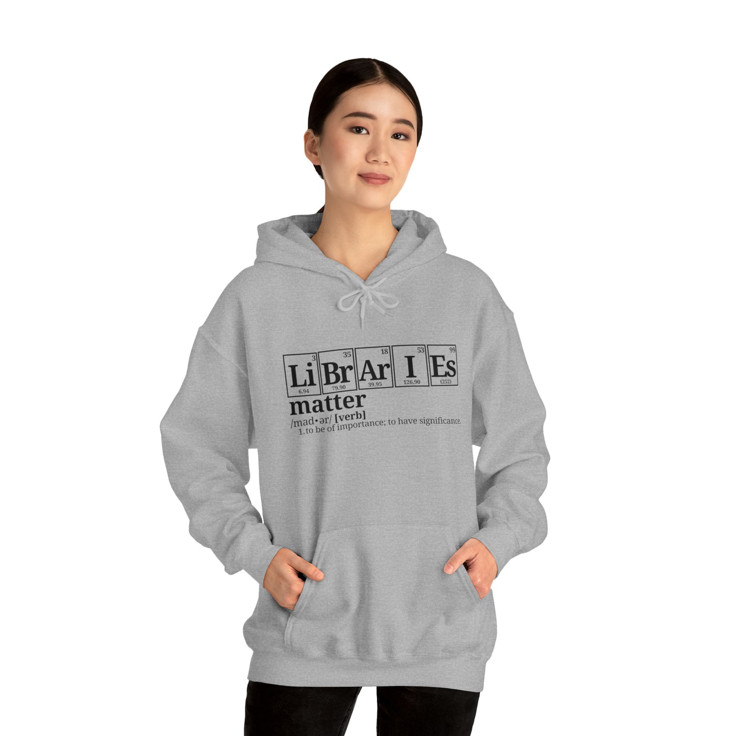 Libraries Matter Hooded Sweatshirt, Libraries Matter Hoodie, Librarian Hoodie, Librarian Sweatshirt